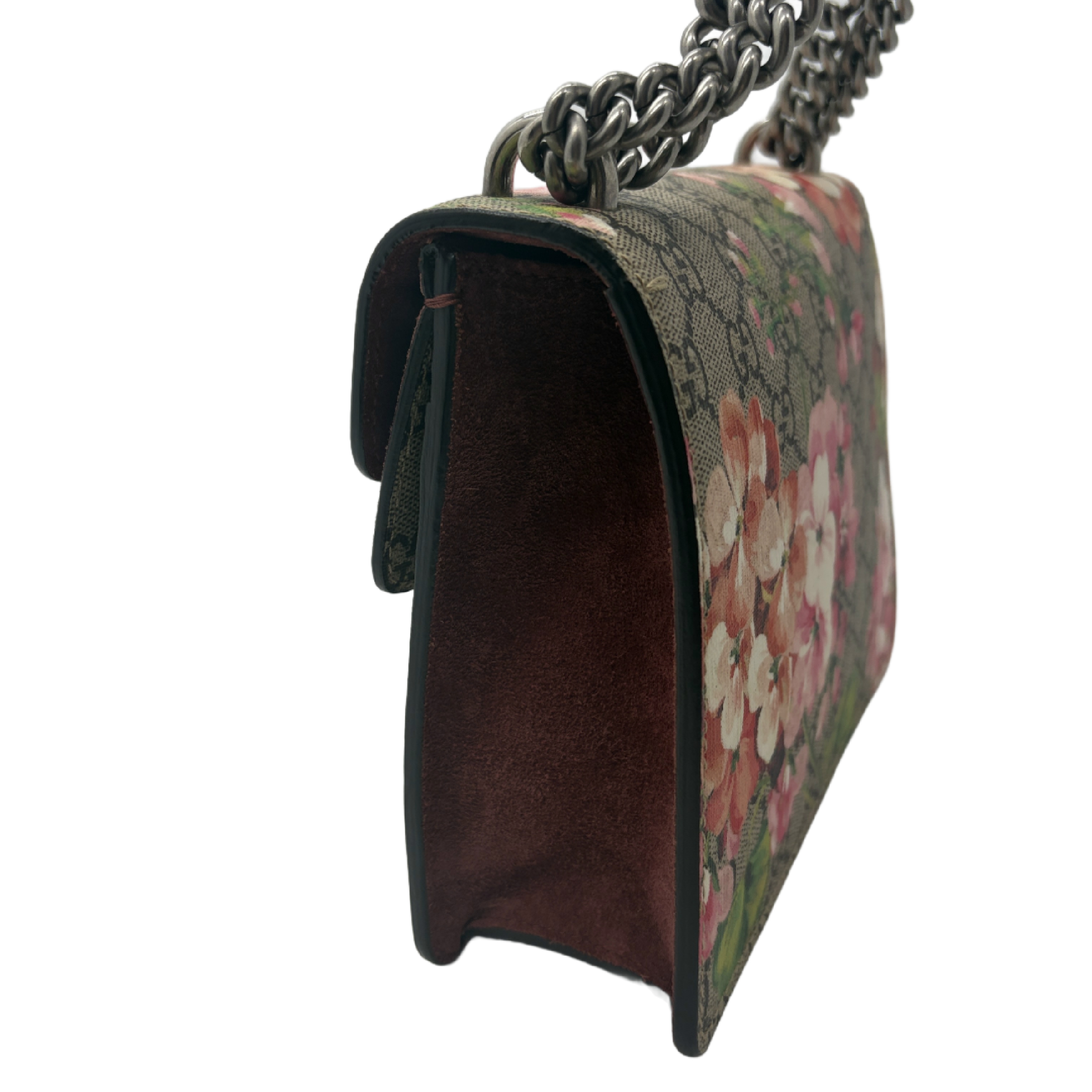 Dionysus GG Supreme Flower Print Chain Shoulder Bag — view 4
