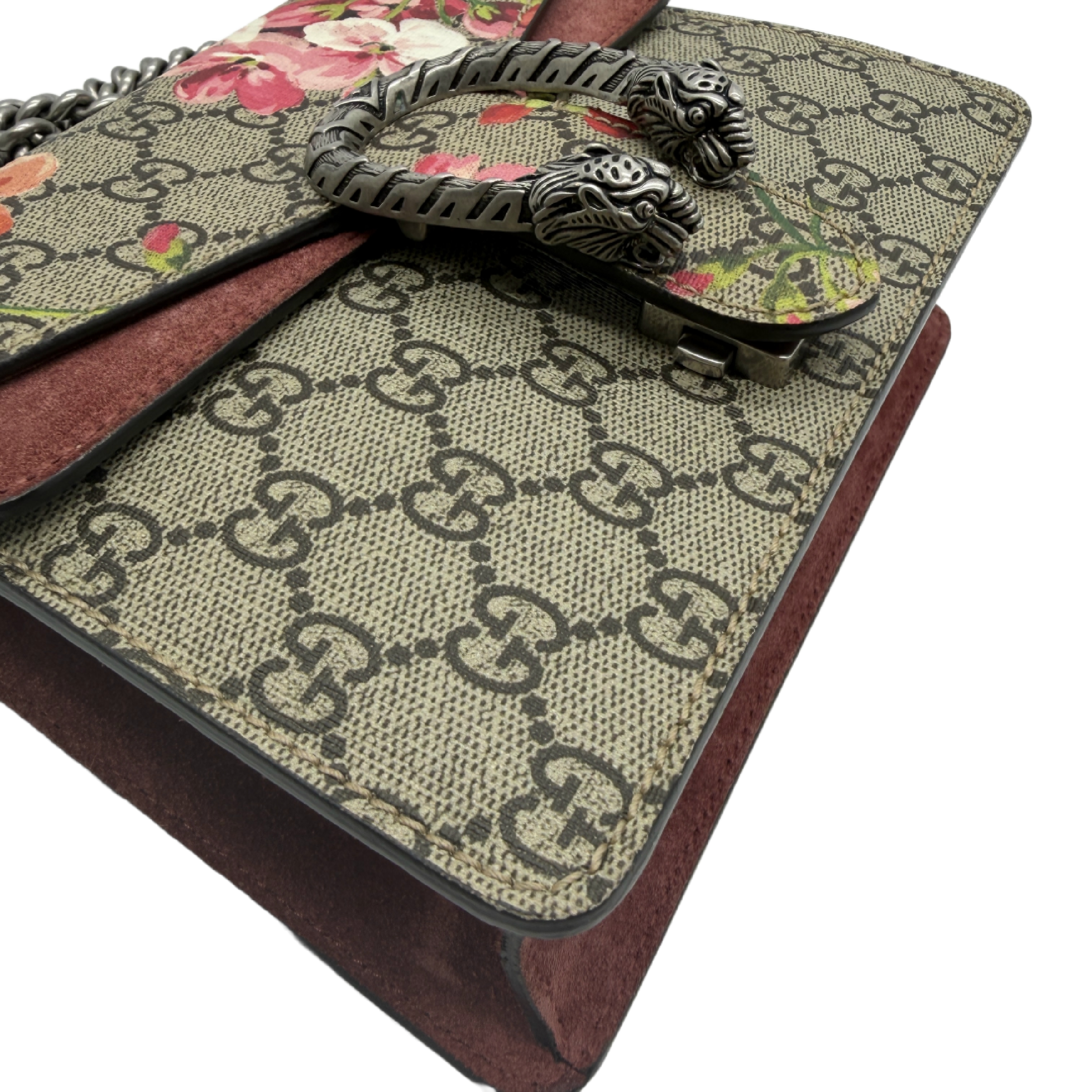 Dionysus GG Supreme Flower Print Chain Shoulder Bag — view 5
