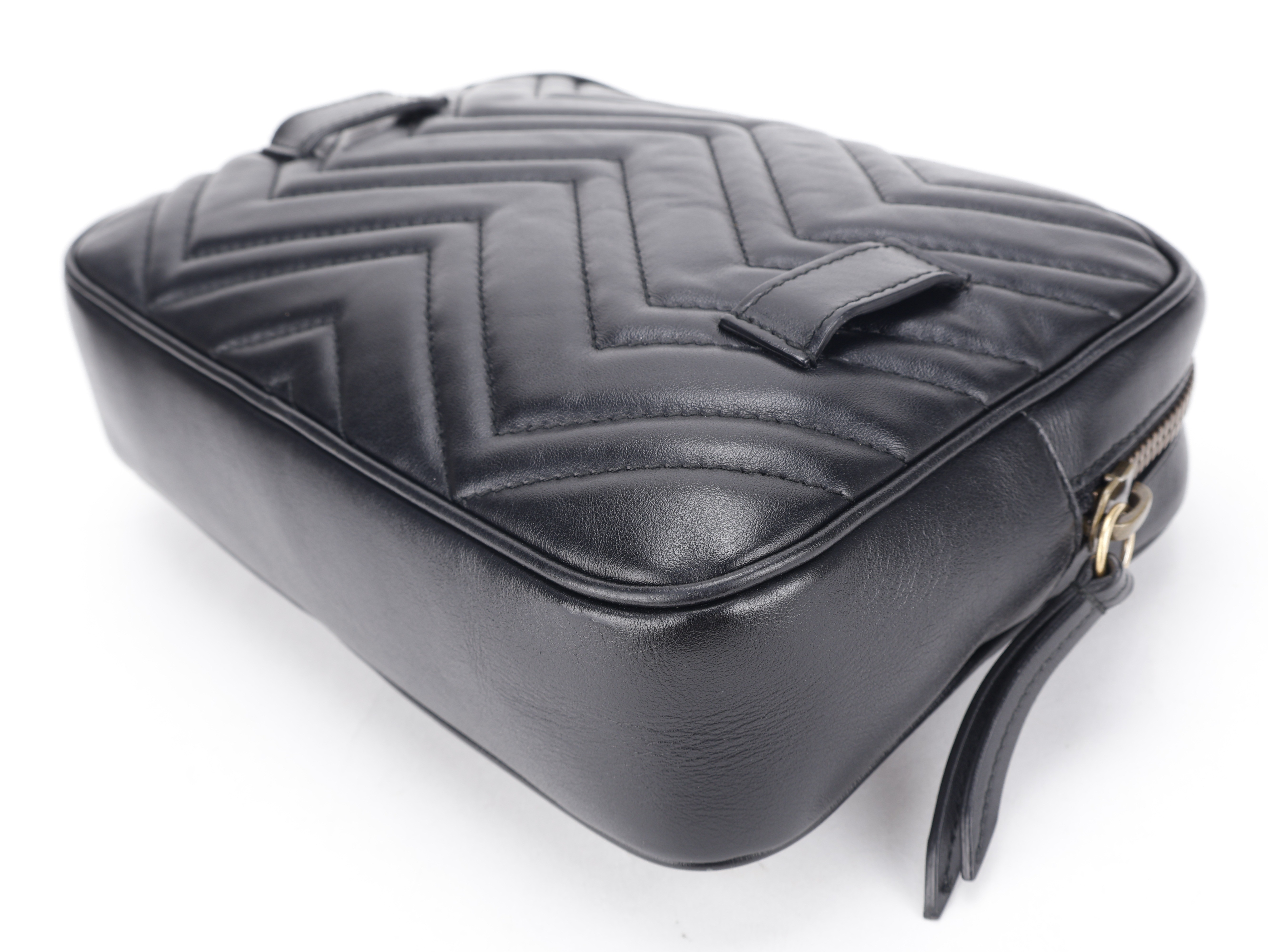 GG MARMONT BELT BAG BLACK GHW — view 4