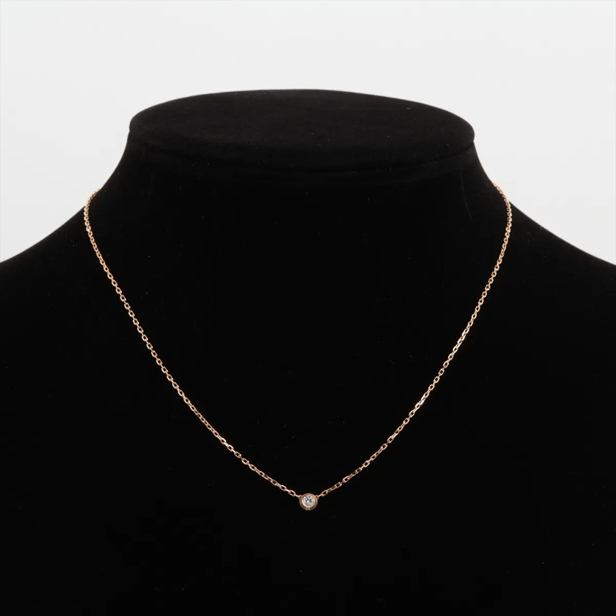 Damour SM Diamond Necklace 750 (PG) 2.8g JCB134 — view 5
