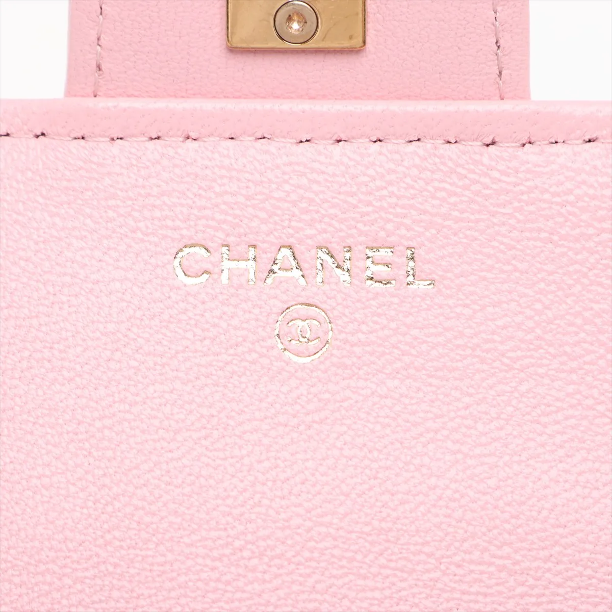 Mini Matelassé Lambskin 2-Way Shoulder Bag, Pink with Gold Hardware, LTTLA937, Random Serial Number AP4675 — view 9
