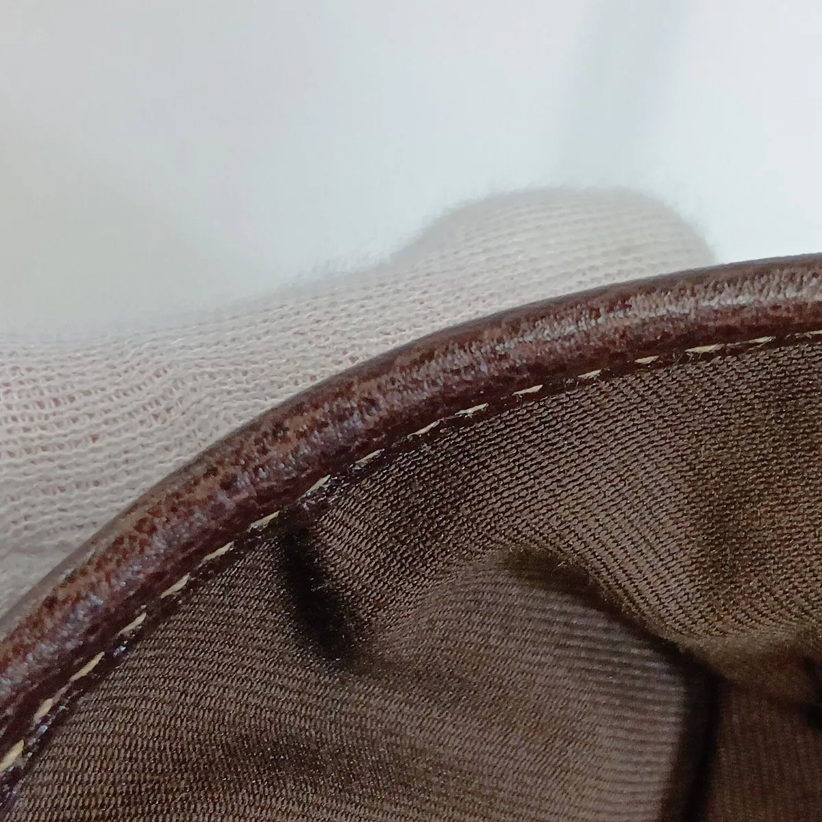 GG Canvas 163805 Canvas x Leather Tote Bag Beige x Brown — view 10