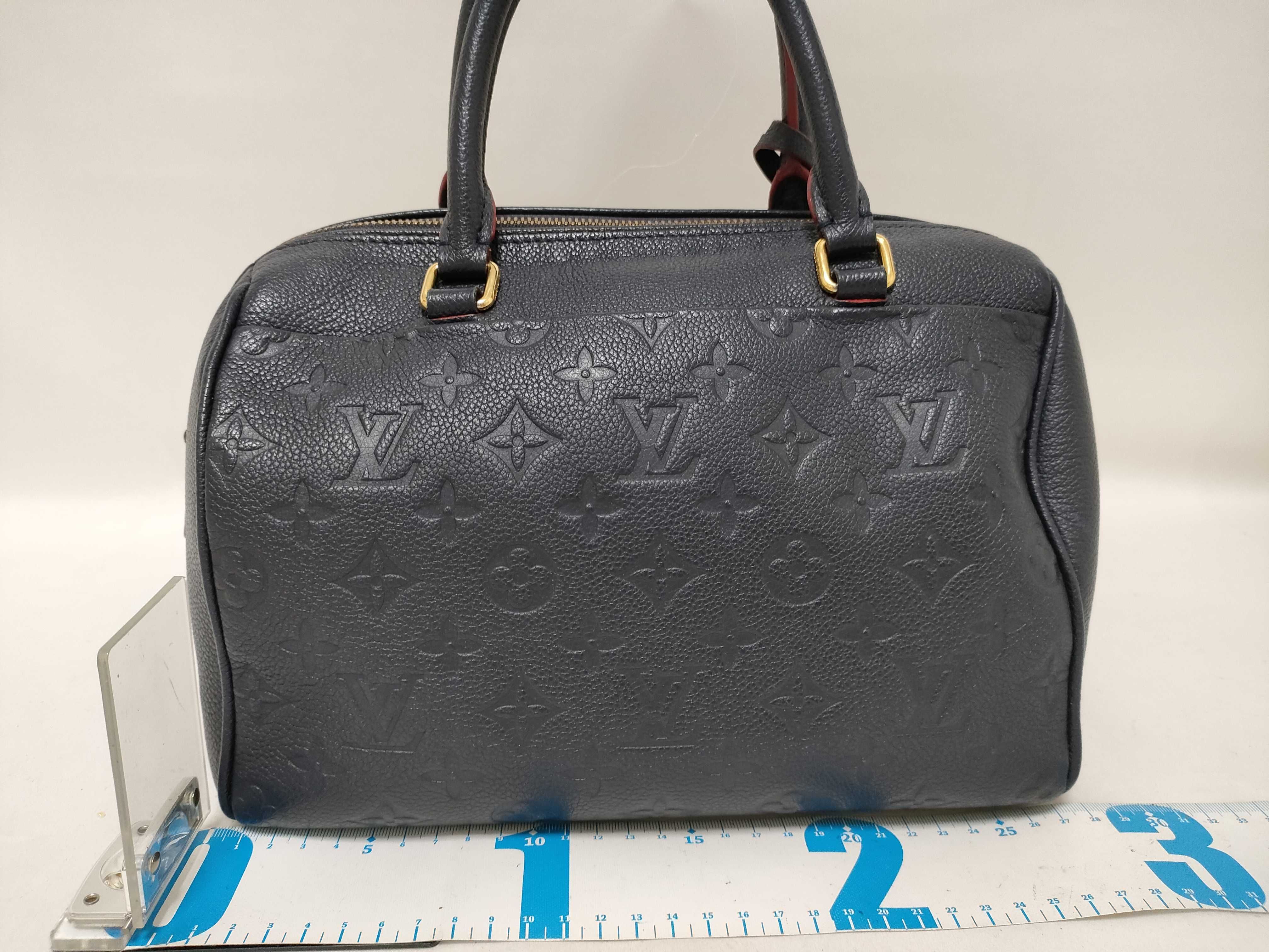 Speedy Bandoulière 25 Marine Rouge Handbag — view 2