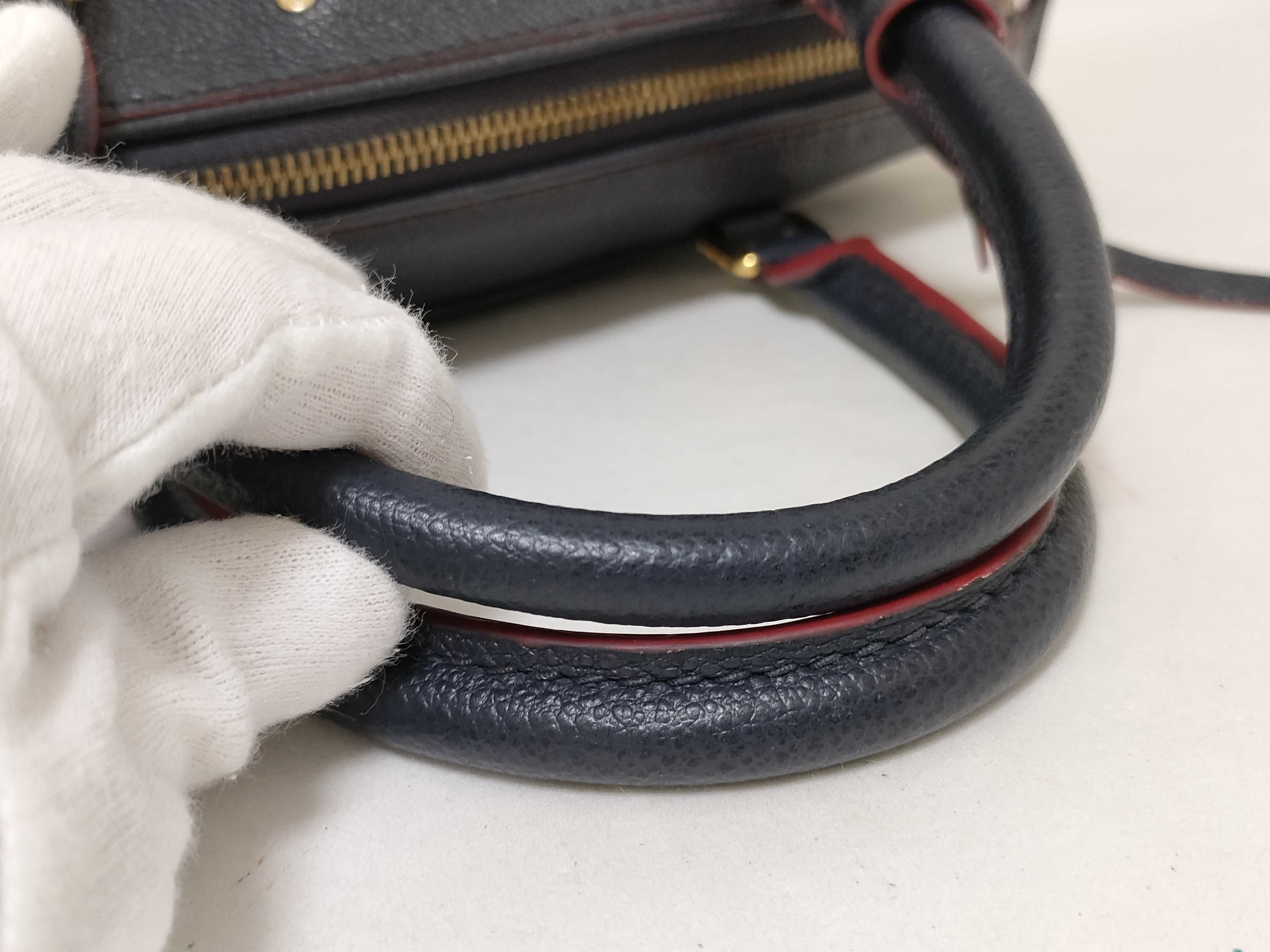Speedy Bandoulière 25 Marine Rouge Handbag — view 4