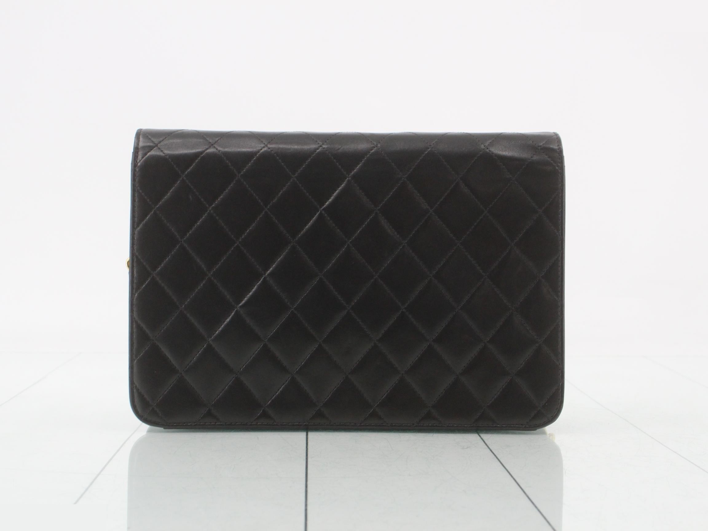 Matelassé Lambskin Push-Lock Chain Shoulder Bag, Series 5 — view 2