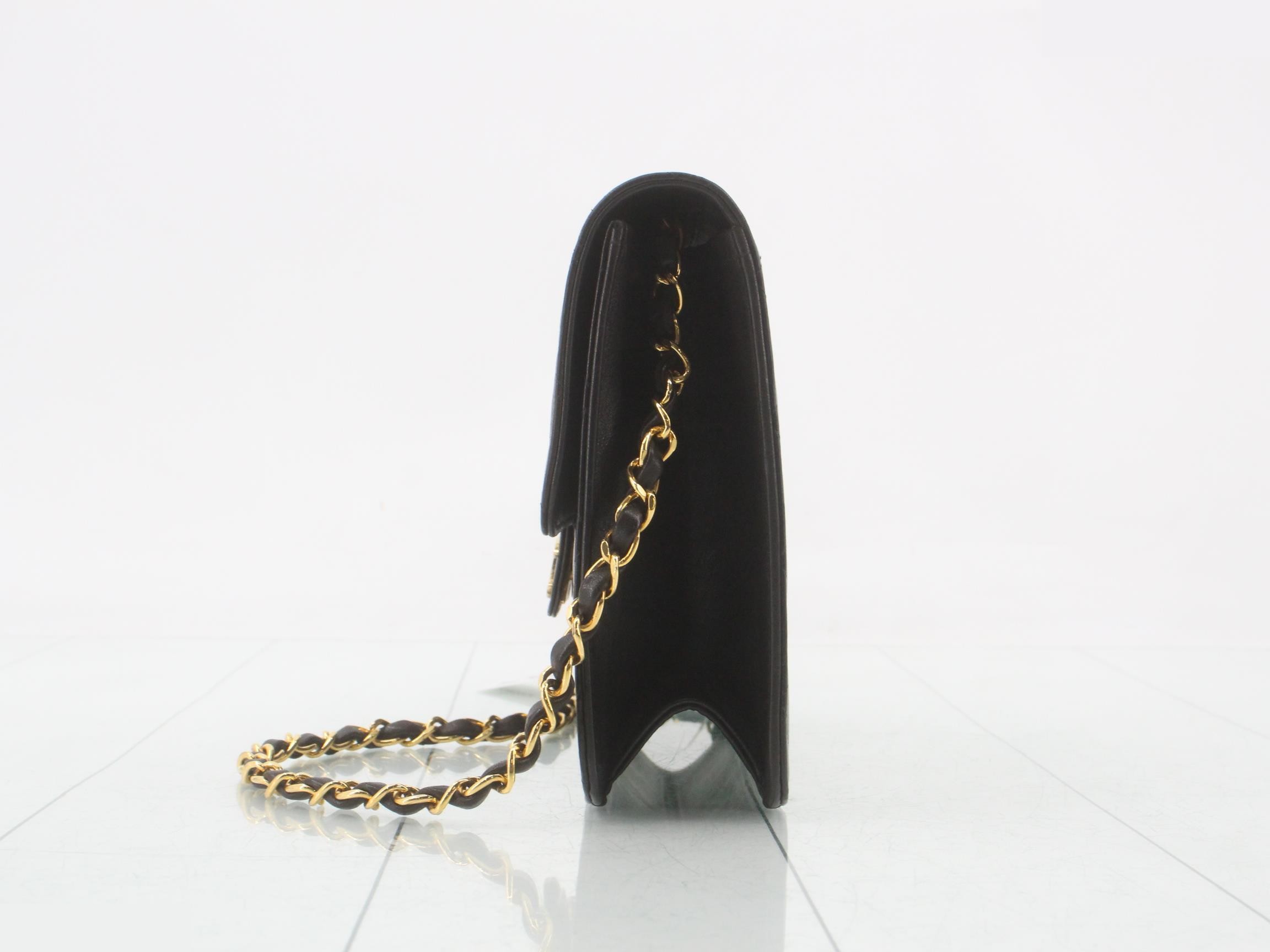Matelassé Lambskin Push-Lock Chain Shoulder Bag, Series 5 — view 3