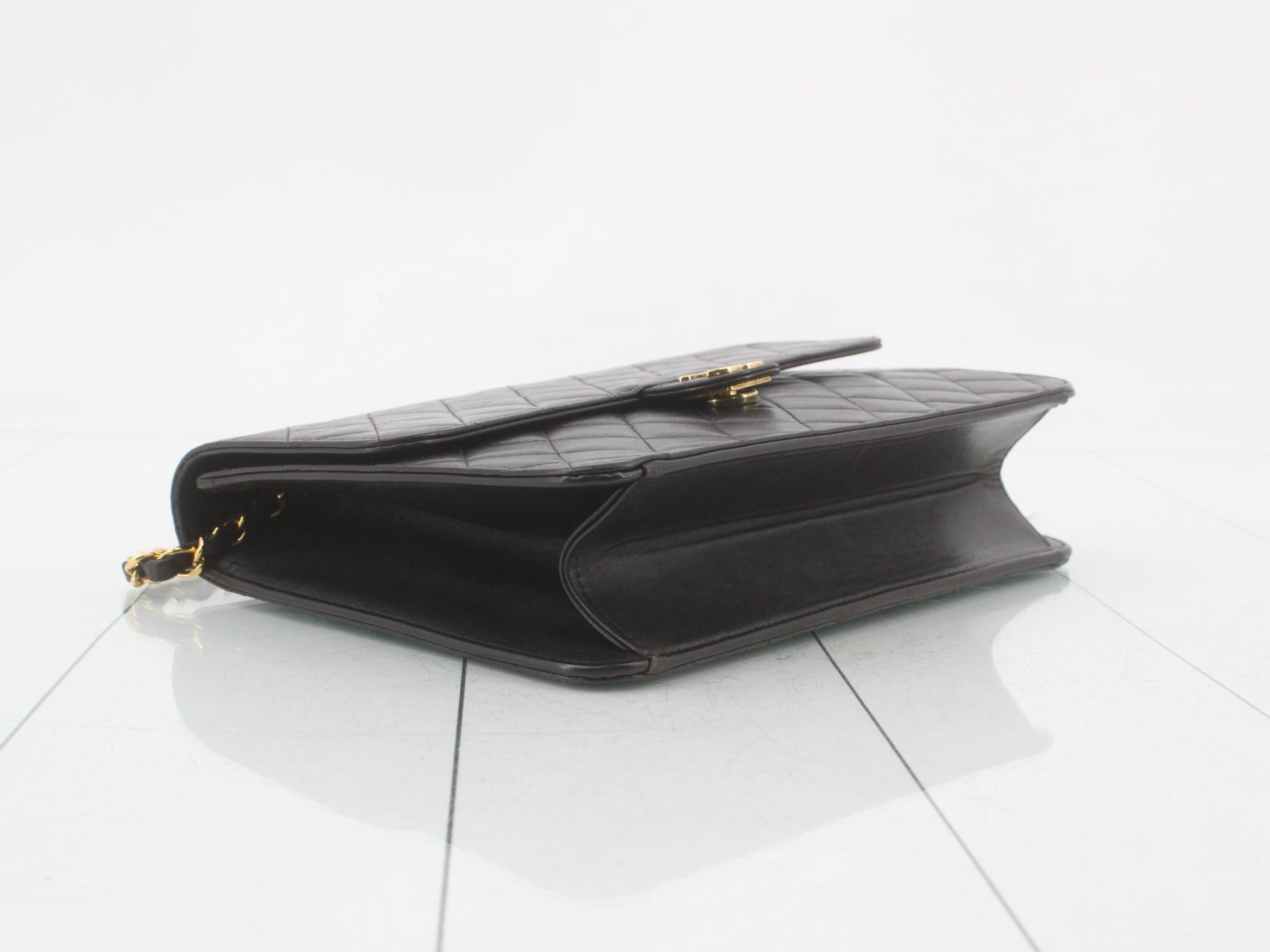 Matelassé Lambskin Push-Lock Chain Shoulder Bag, Series 5 — view 5