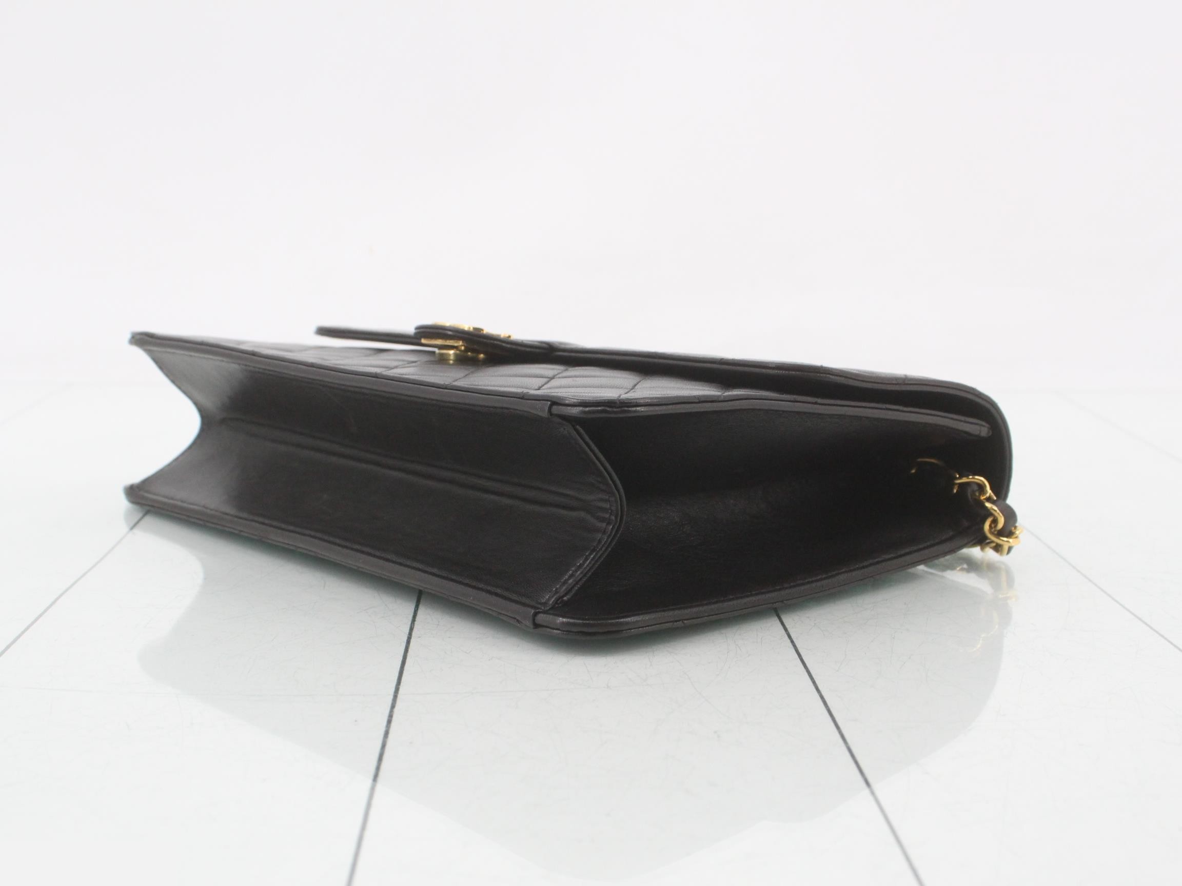 Matelassé Lambskin Push-Lock Chain Shoulder Bag, Series 5 — view 6