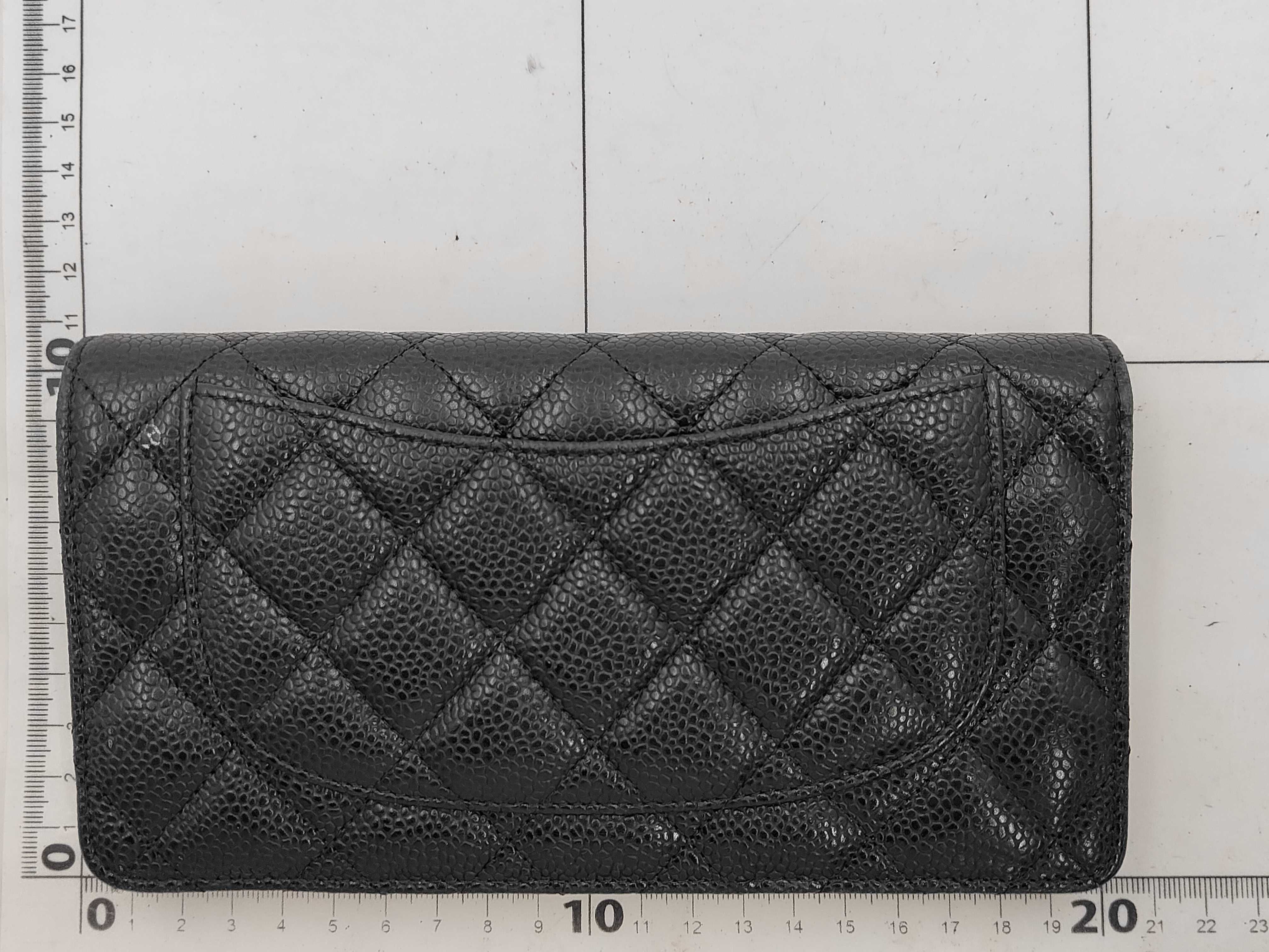SLG CAVIAR SKIN LONG WALLET BLACK NO.19 Wallet — view 10