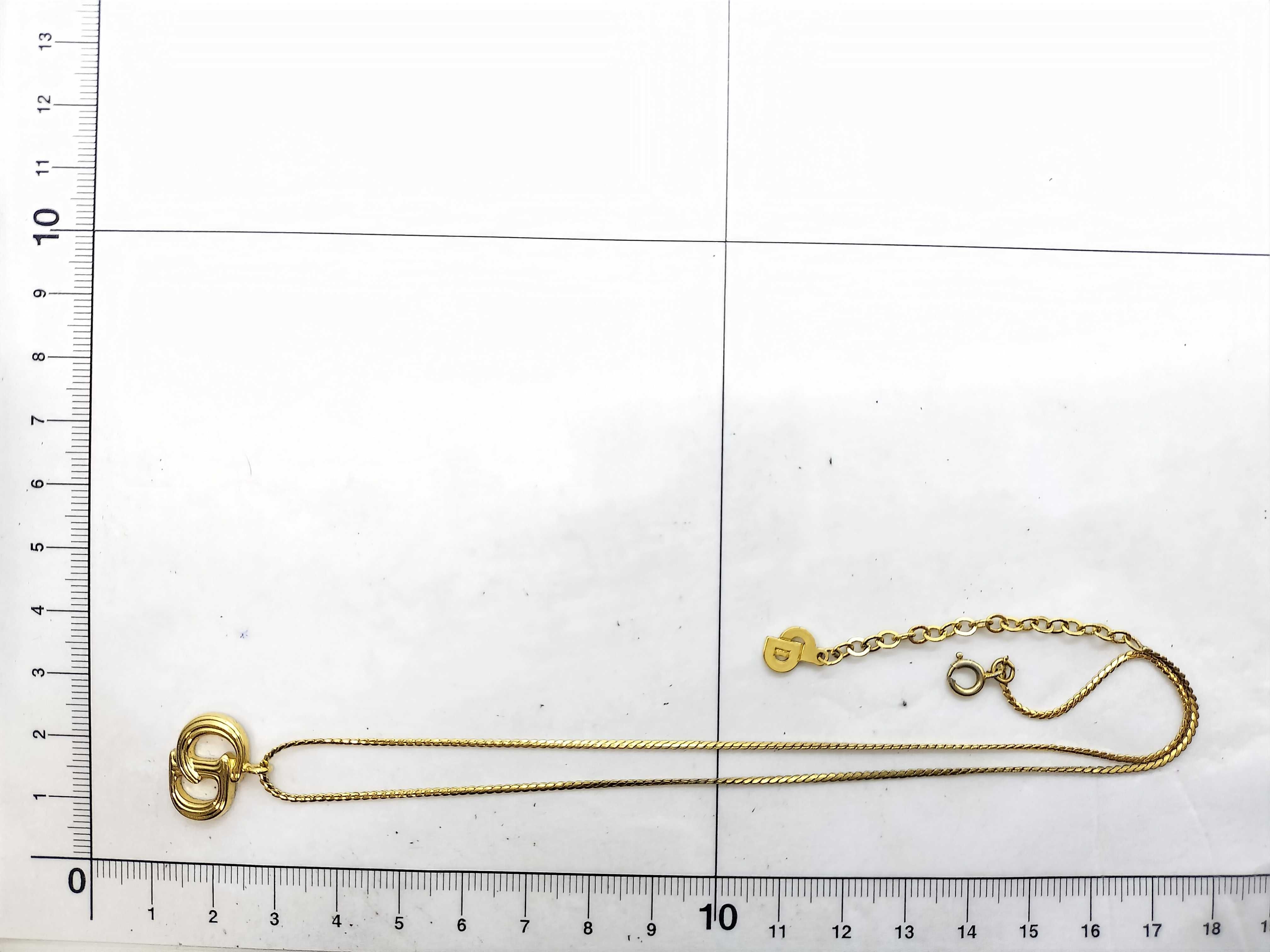 CD Logo Necklace — view 6