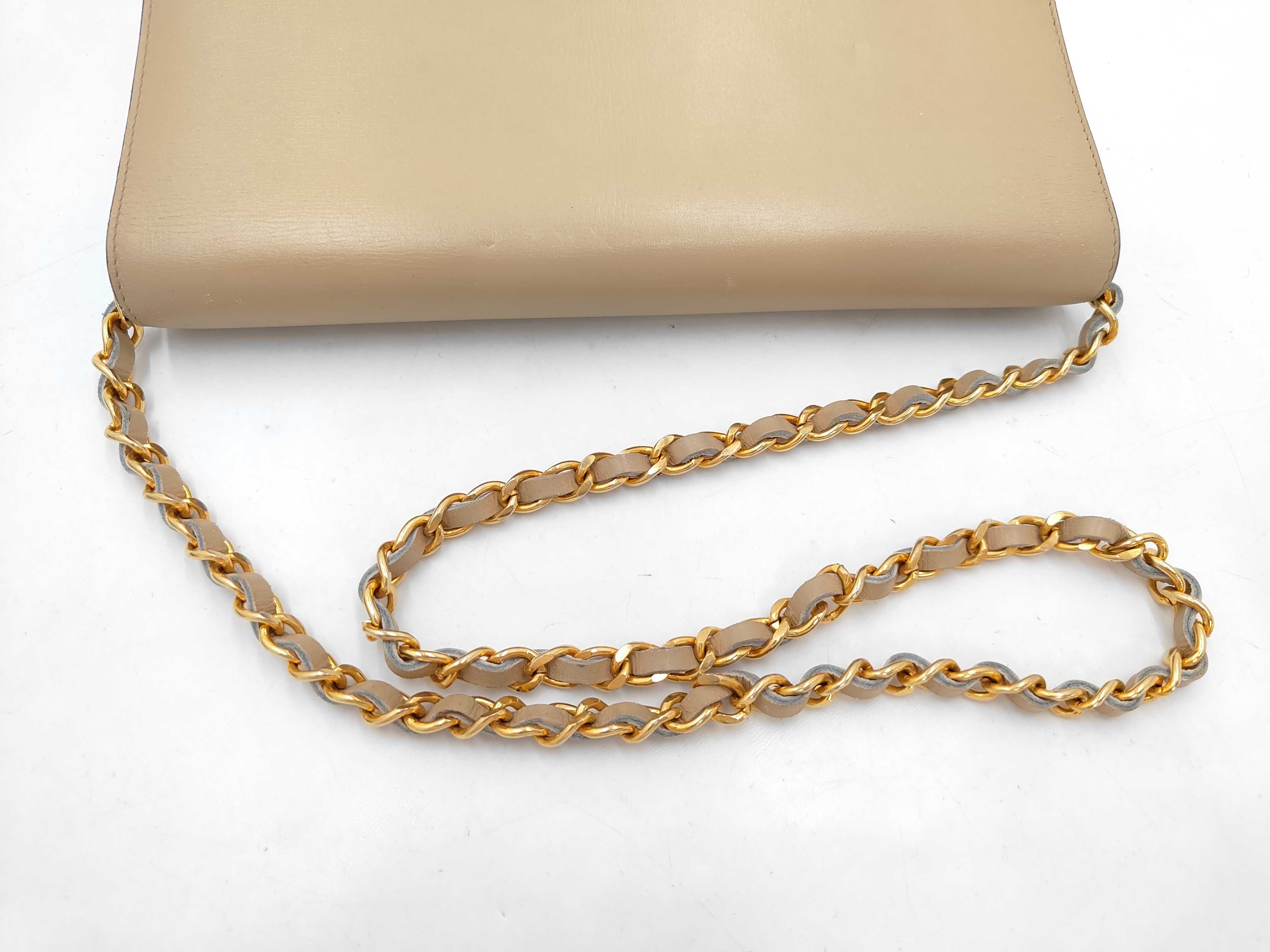 Coco Mark All Leather Chain Shoulder Bag — view 5