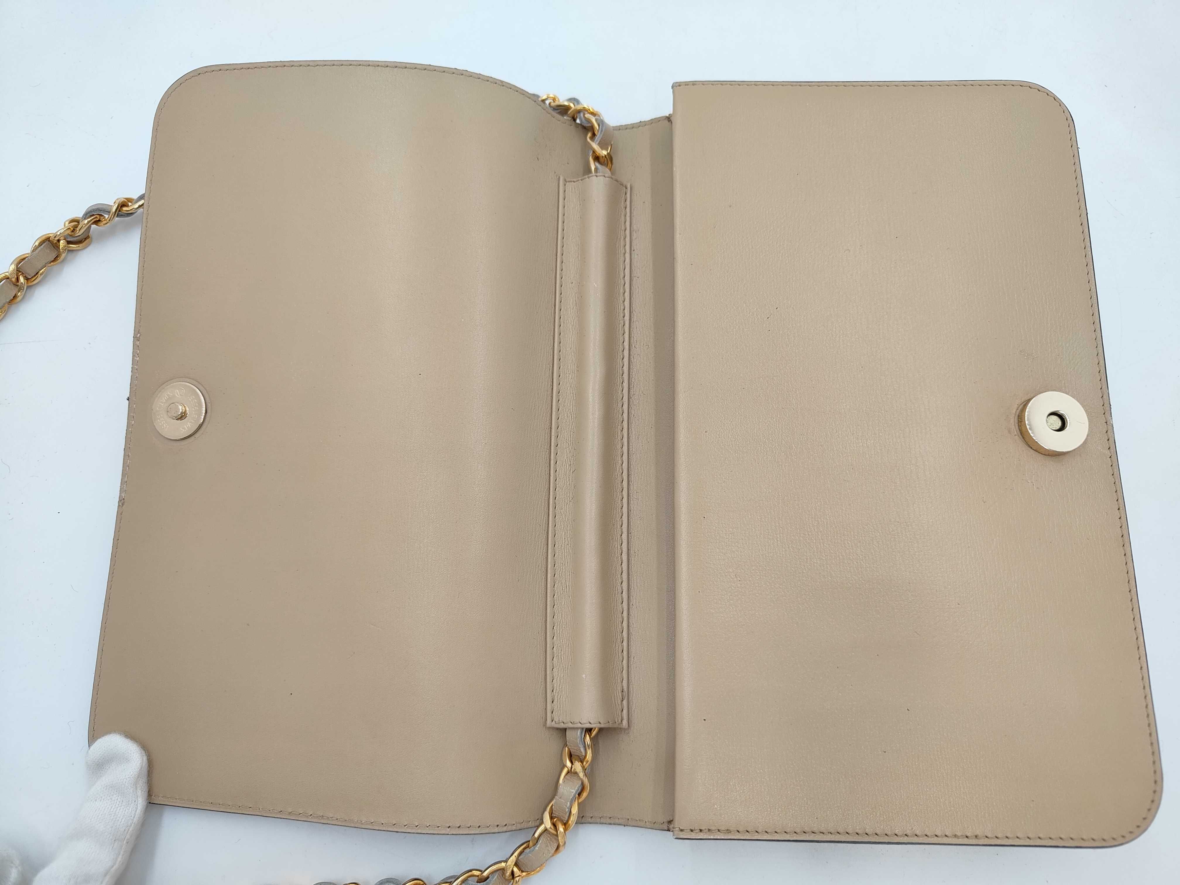 Coco Mark All Leather Chain Shoulder Bag — view 7