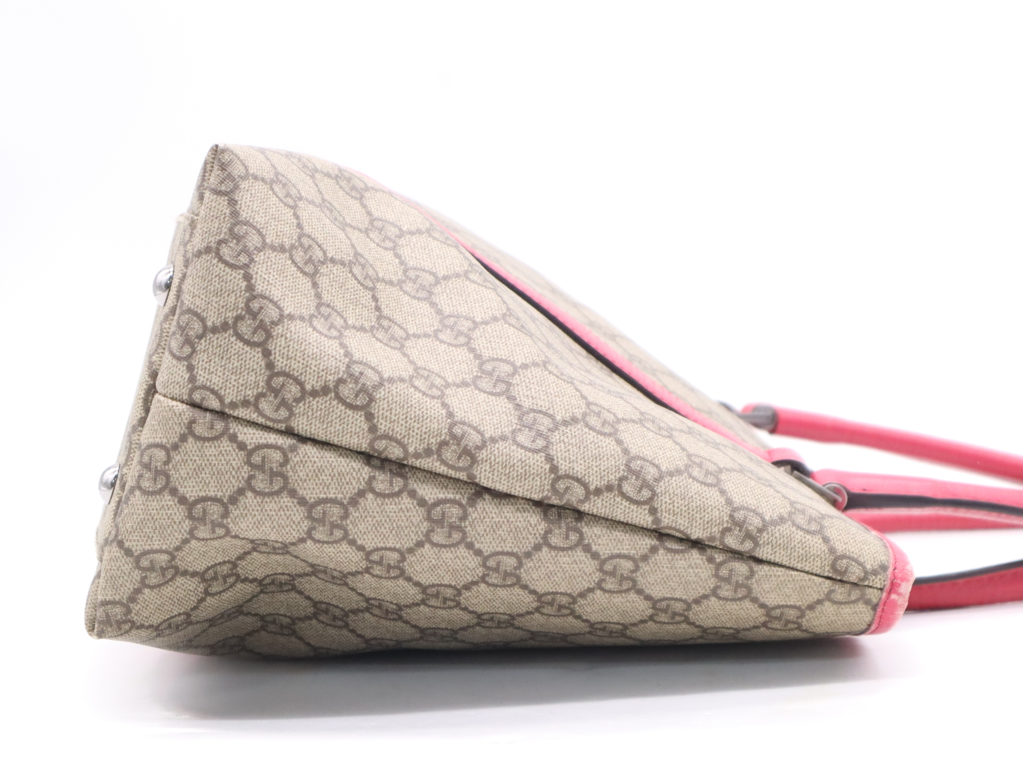 114595 GG Supreme Tote Bag Beige Pink Handbag — view 5