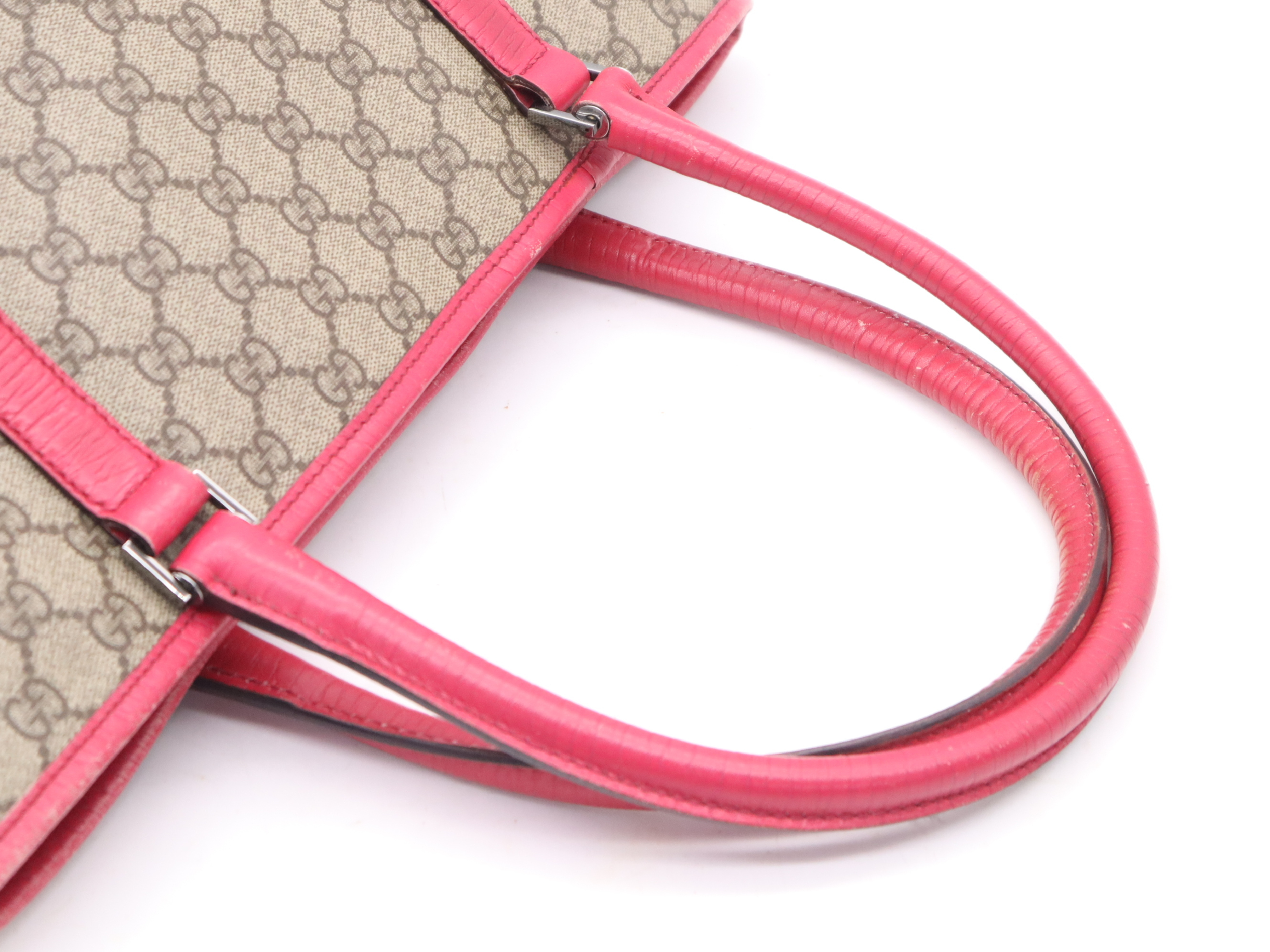 114595 GG Supreme Tote Bag Beige Pink Handbag — view 6
