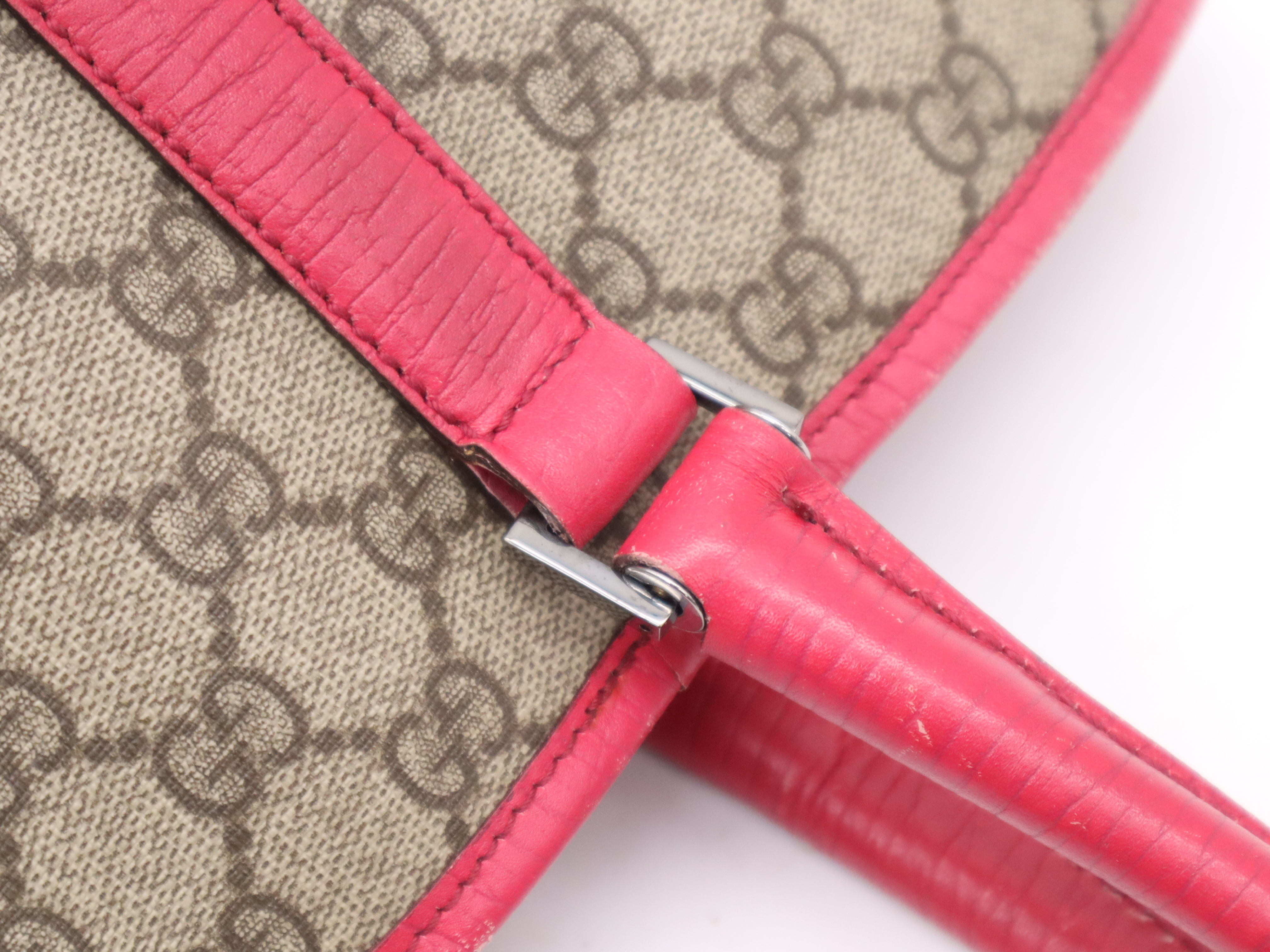114595 GG Supreme Tote Bag Beige Pink Handbag — view 8