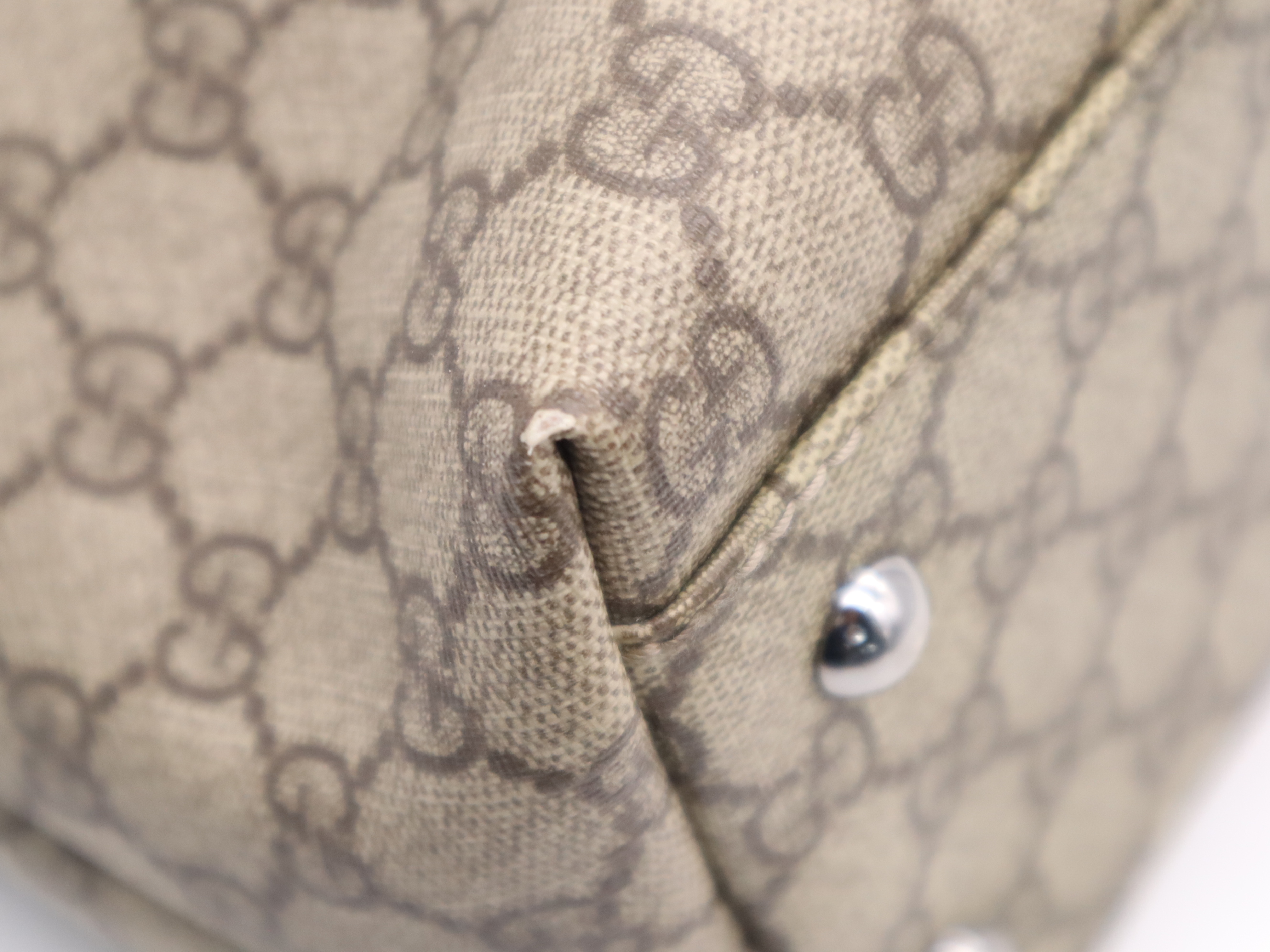 114595 GG Supreme Tote Bag Beige Pink Handbag — view 10