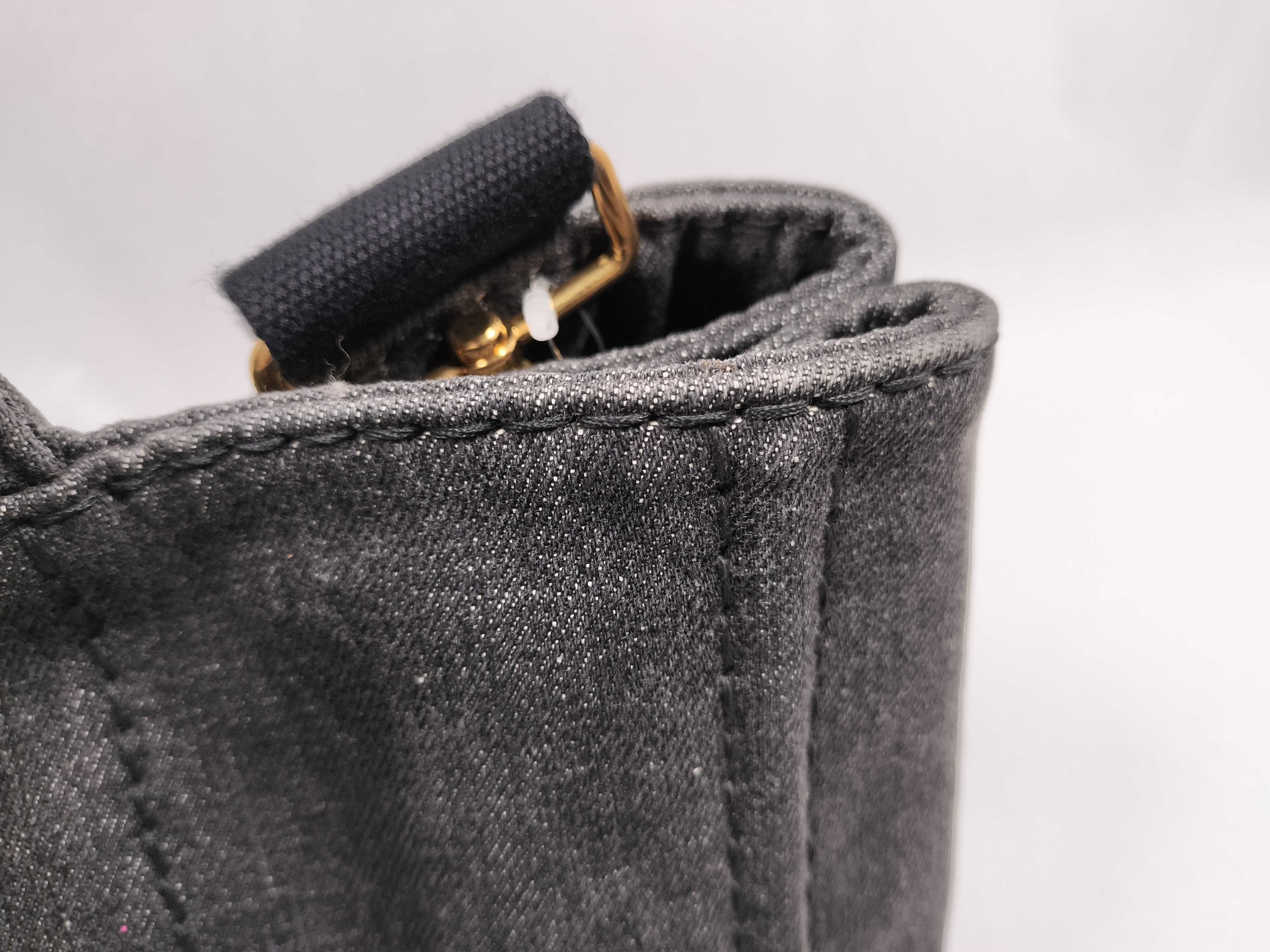 Canapa 2-Way Handbag, Denim Gray Tote Bag — view 15