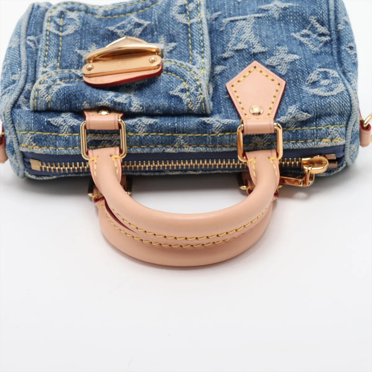 Monogram Denim Nano Speedy M82950 Blue (RFID detected) — view 5