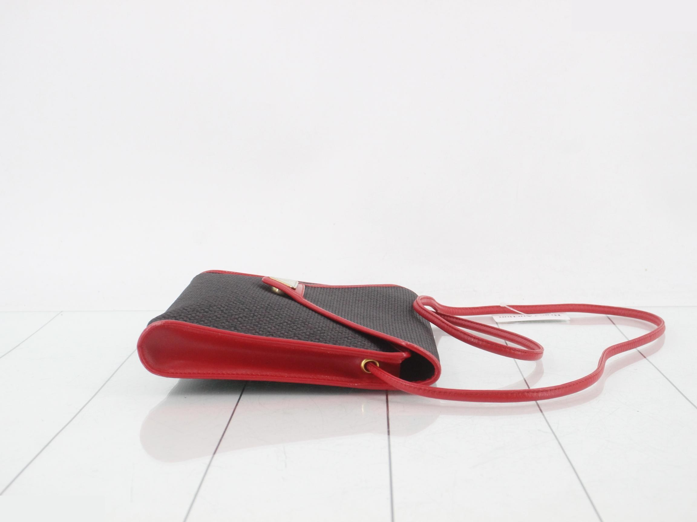 Shoulder bag with YSL triangular logo — view 3