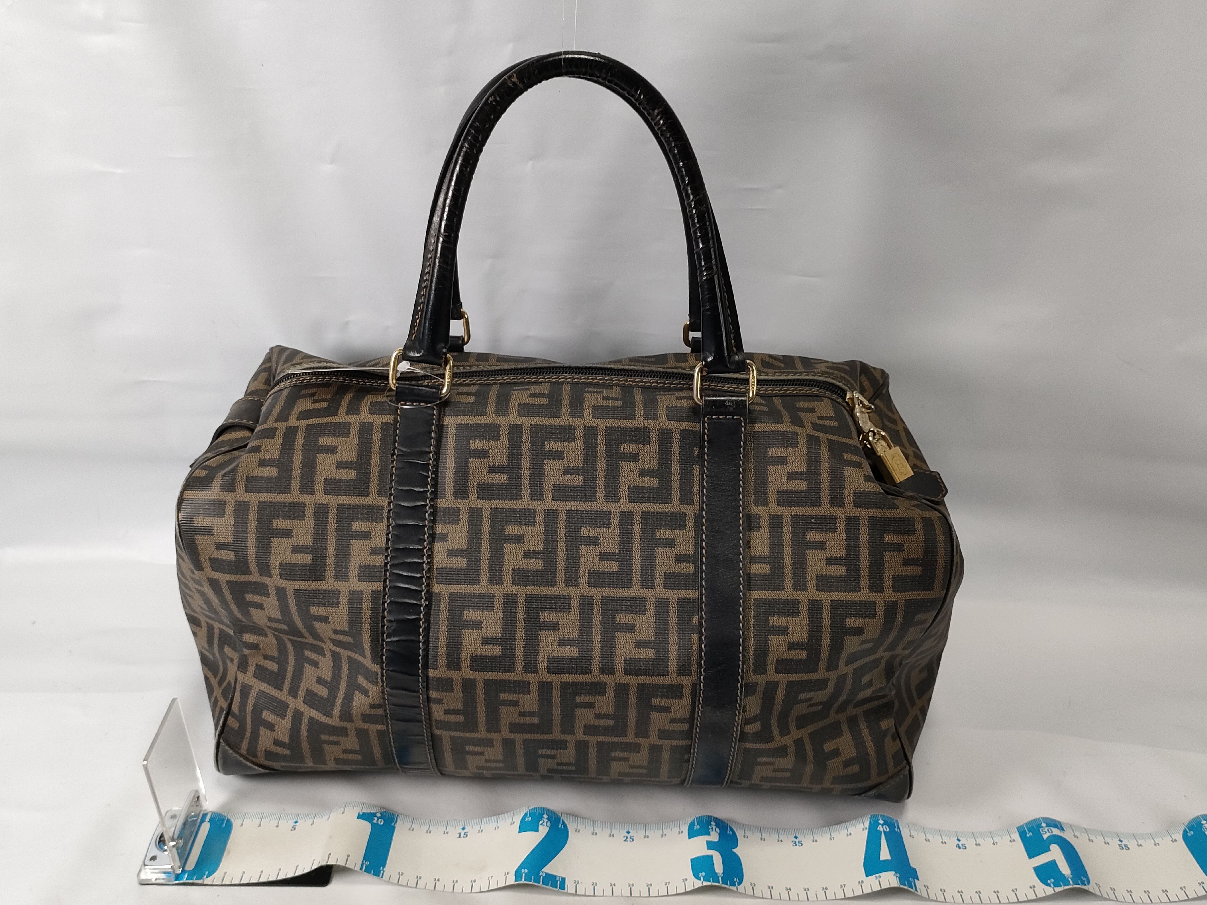 Zucca pattern PVC Boston bag — view 2