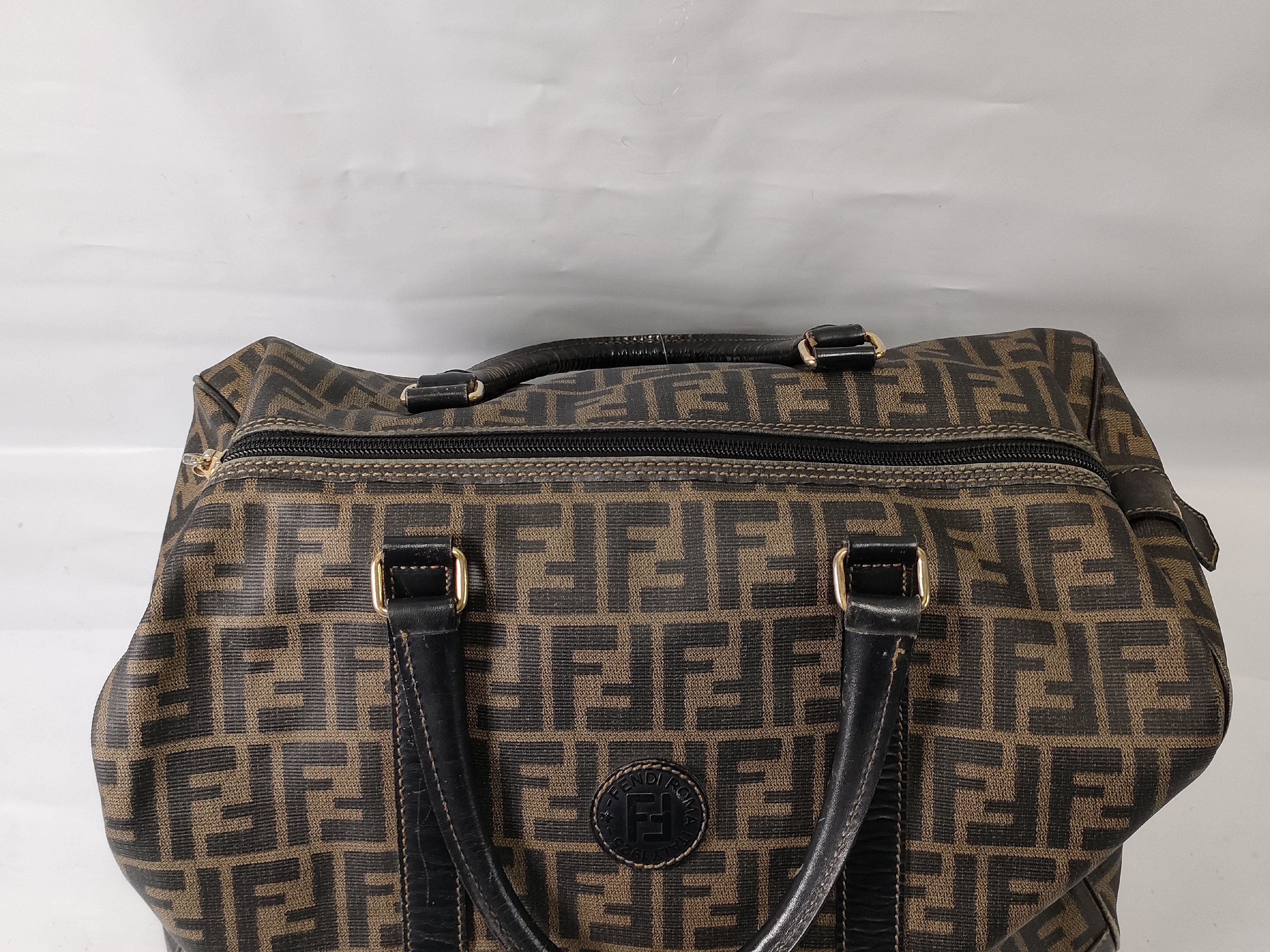 Zucca pattern PVC Boston bag — view 8