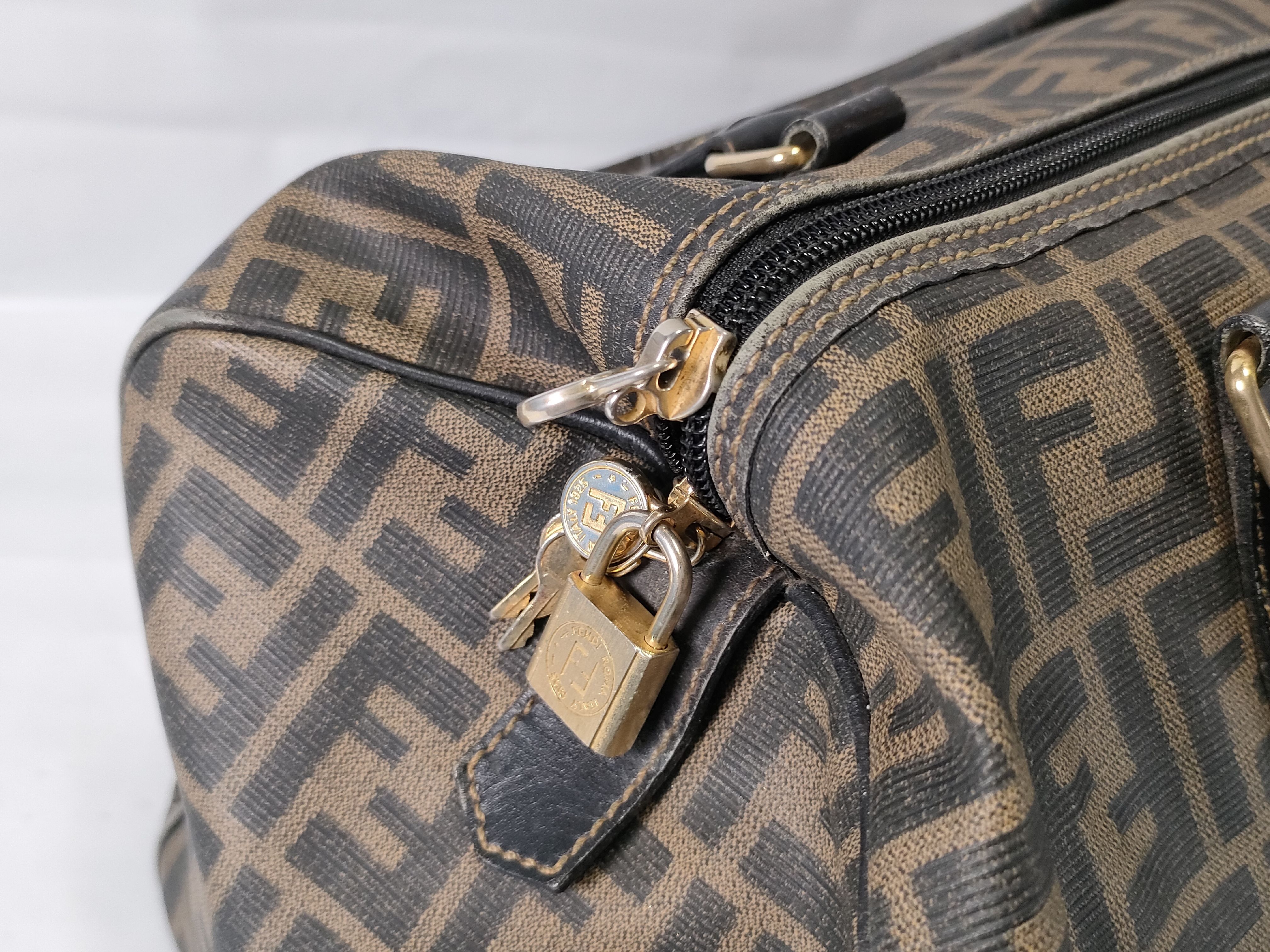 Zucca pattern PVC Boston bag — view 9