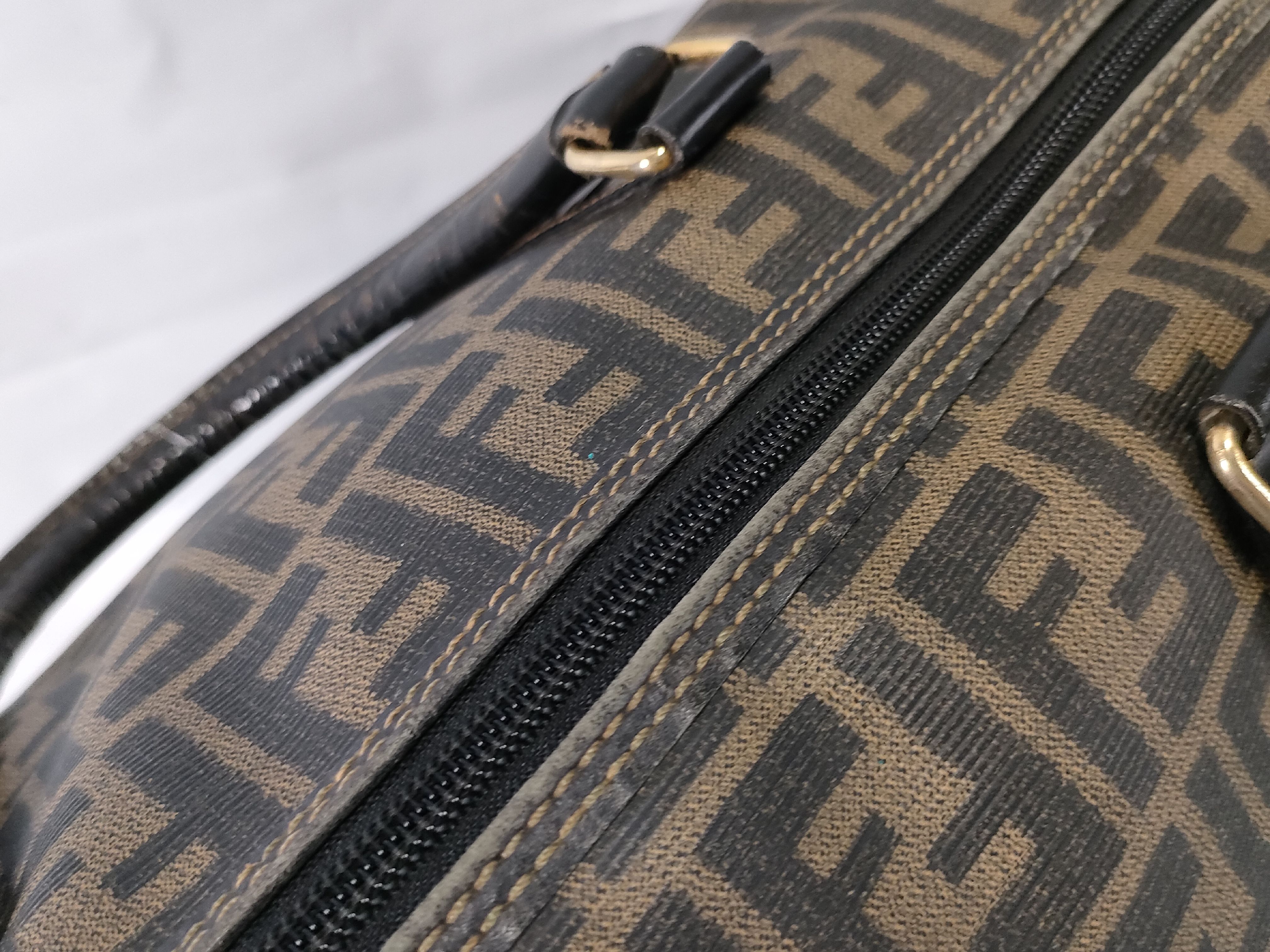Zucca pattern PVC Boston bag — view 10