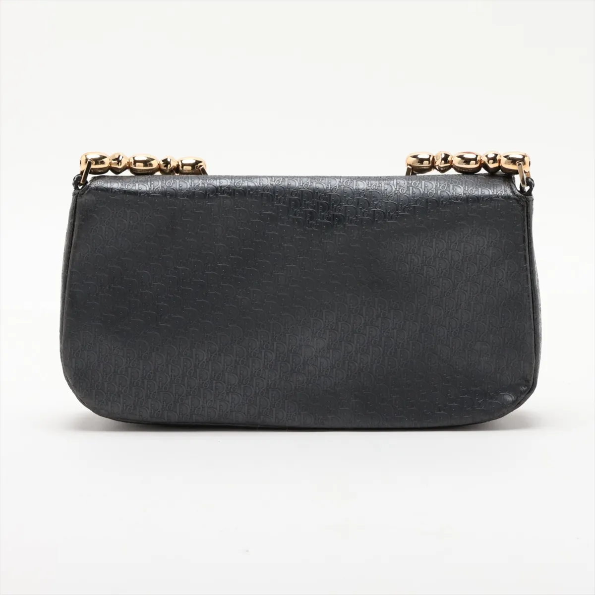 Maris Pearl Trotter Patent Leather Shoulder Bag, Gray x Black, Unsigned Guarantee Card — view 2