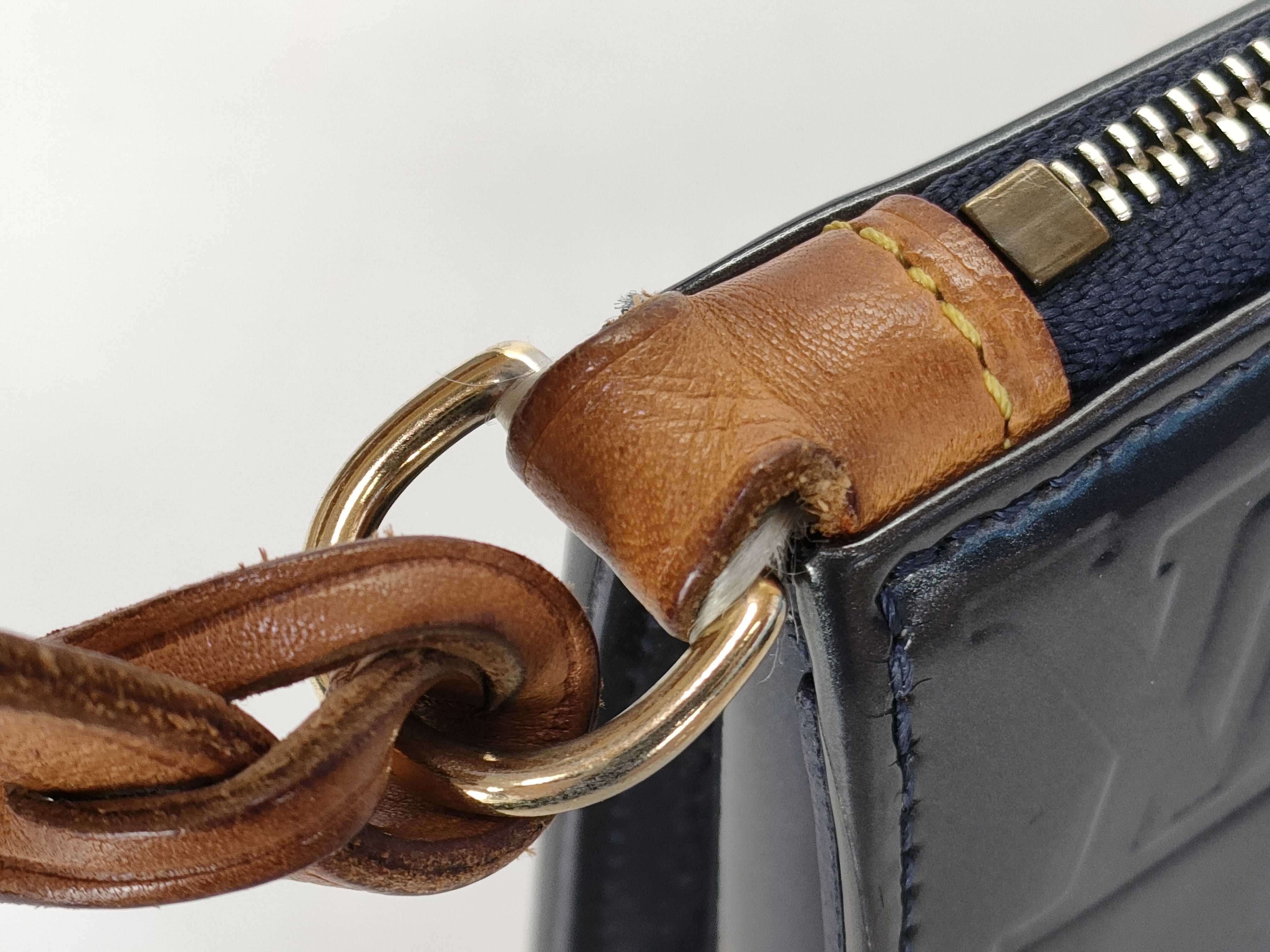 Vernis Louis Vuitton Vernis Accessory Pouch Bag Wallet Navy VI0015 M91344 Pouch — view 5