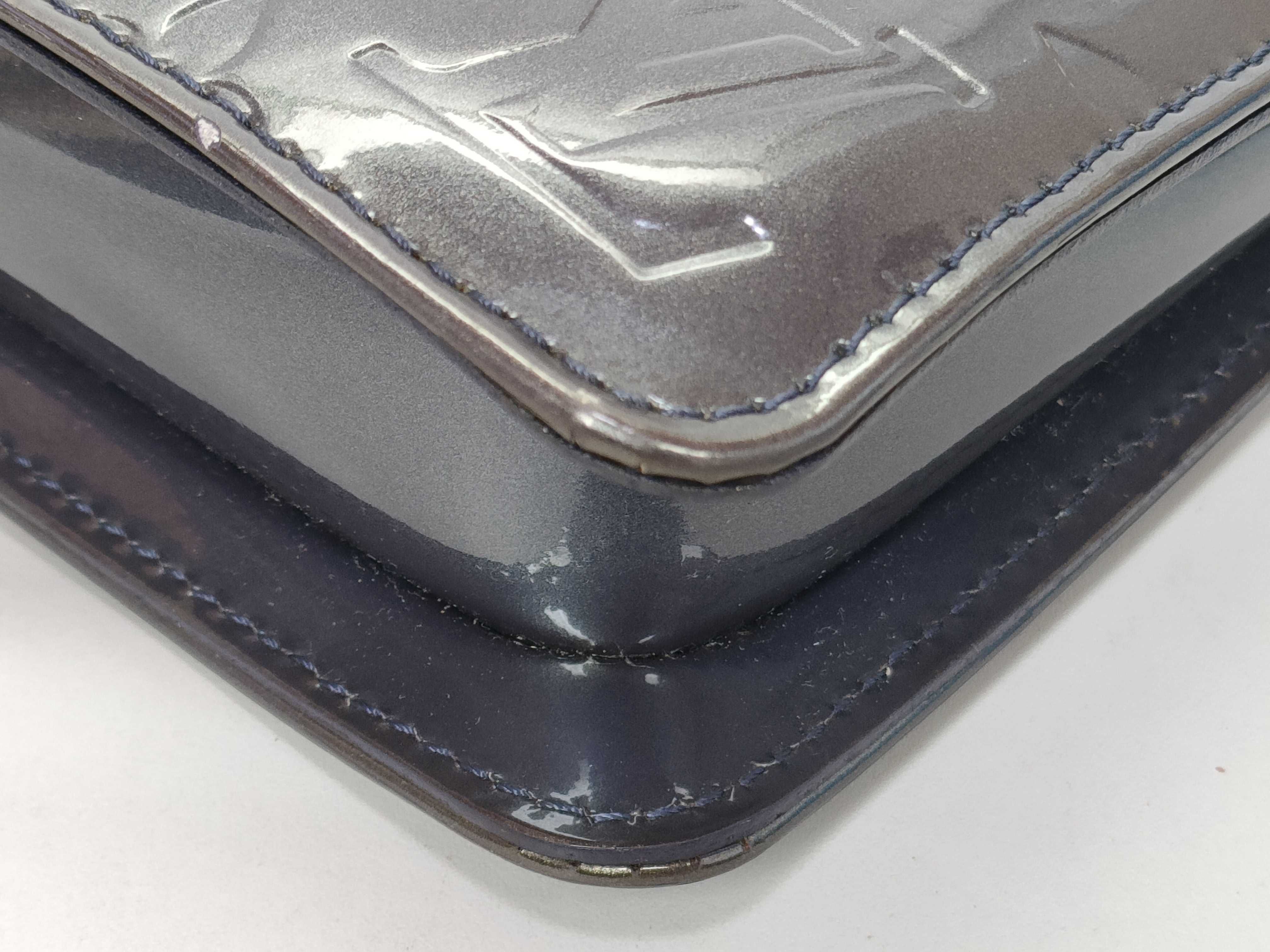 Vernis Louis Vuitton Vernis Accessory Pouch Bag Wallet Navy VI0015 M91344 Pouch — view 7