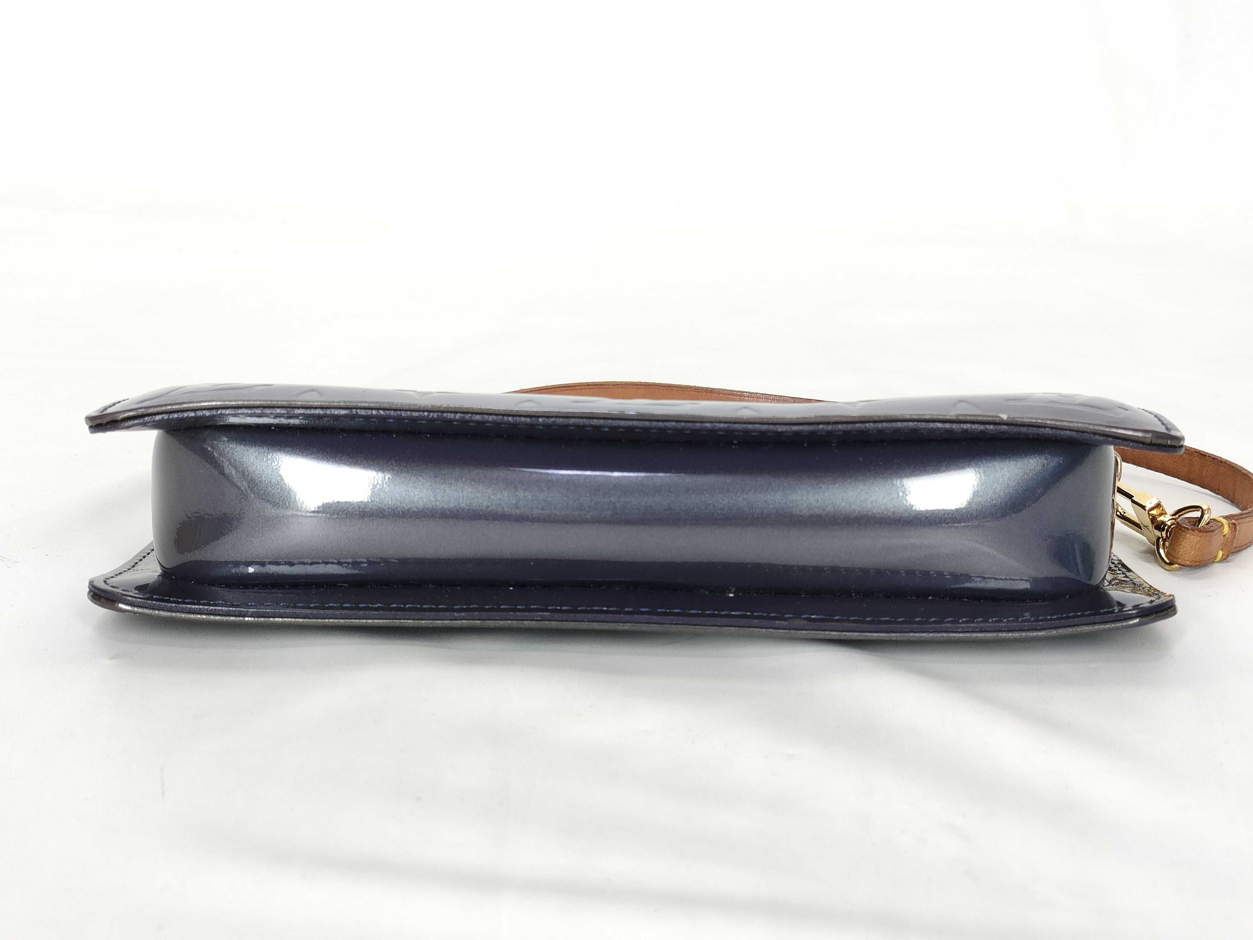 Vernis Louis Vuitton Vernis Accessory Pouch Bag Wallet Navy VI0015 M91344 Pouch — view 8