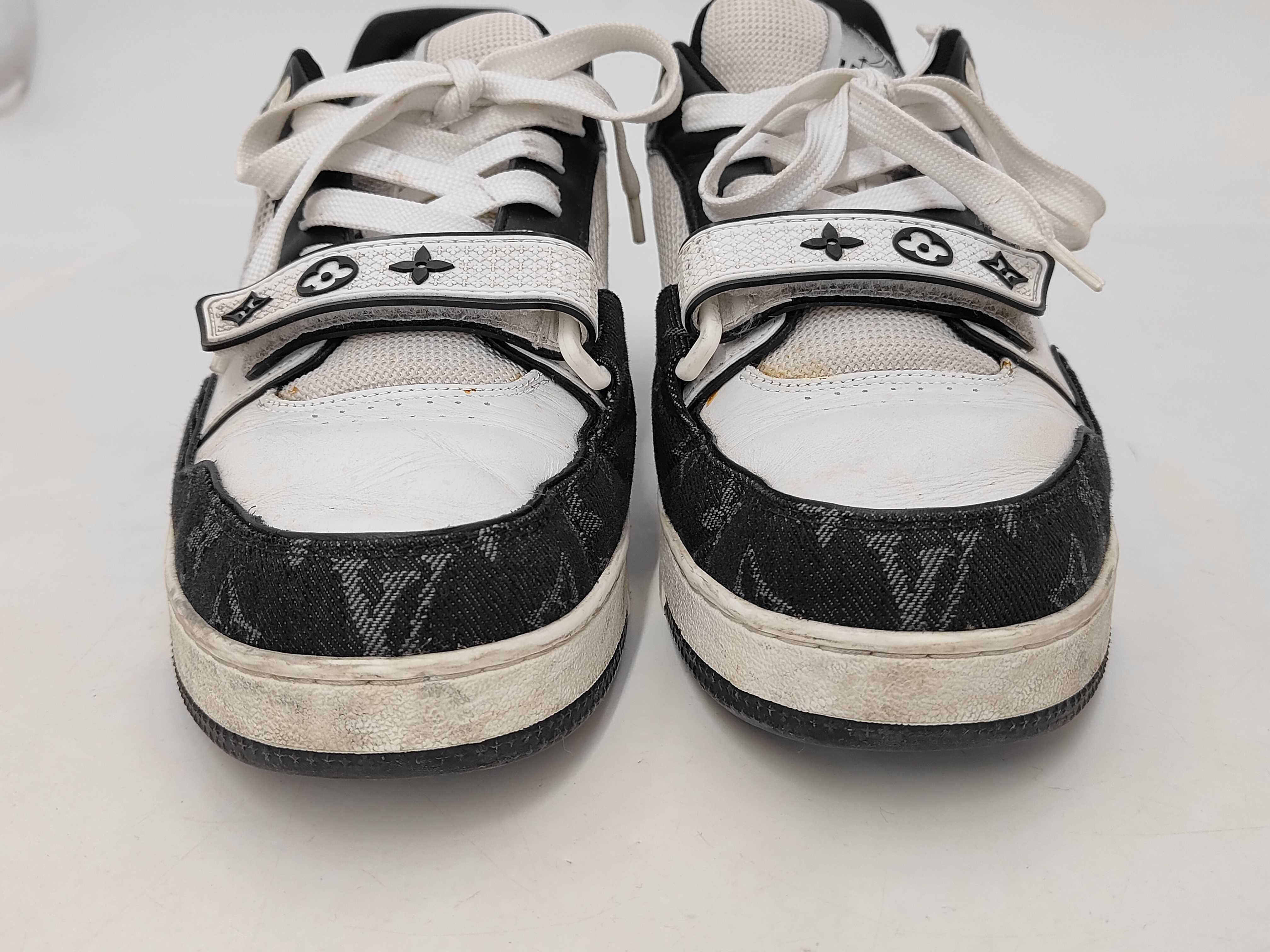 Sneakers Trainer Monogram Denim White Black BM0273 7 1 — view 2