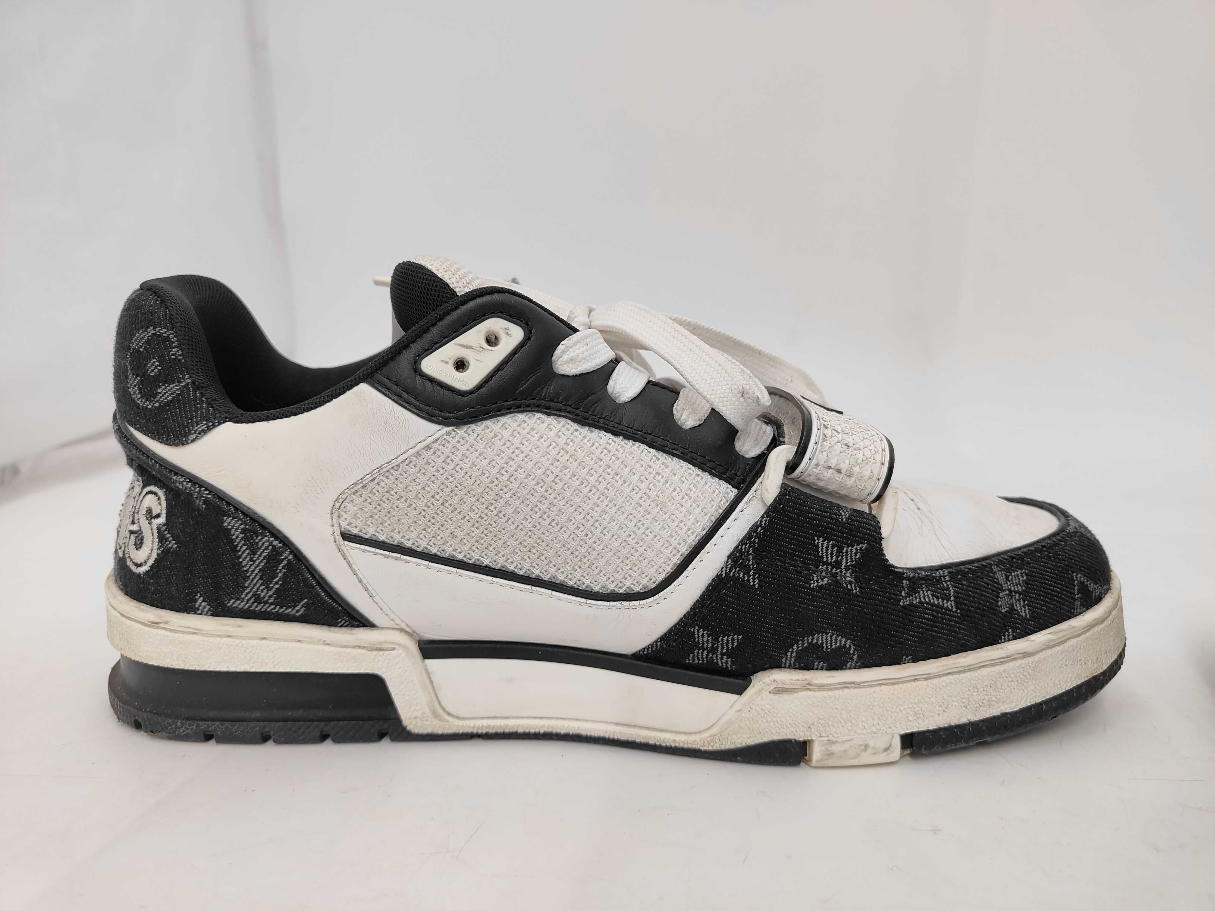 Sneakers Trainer Monogram Denim White Black BM0273 7 1 — view 6