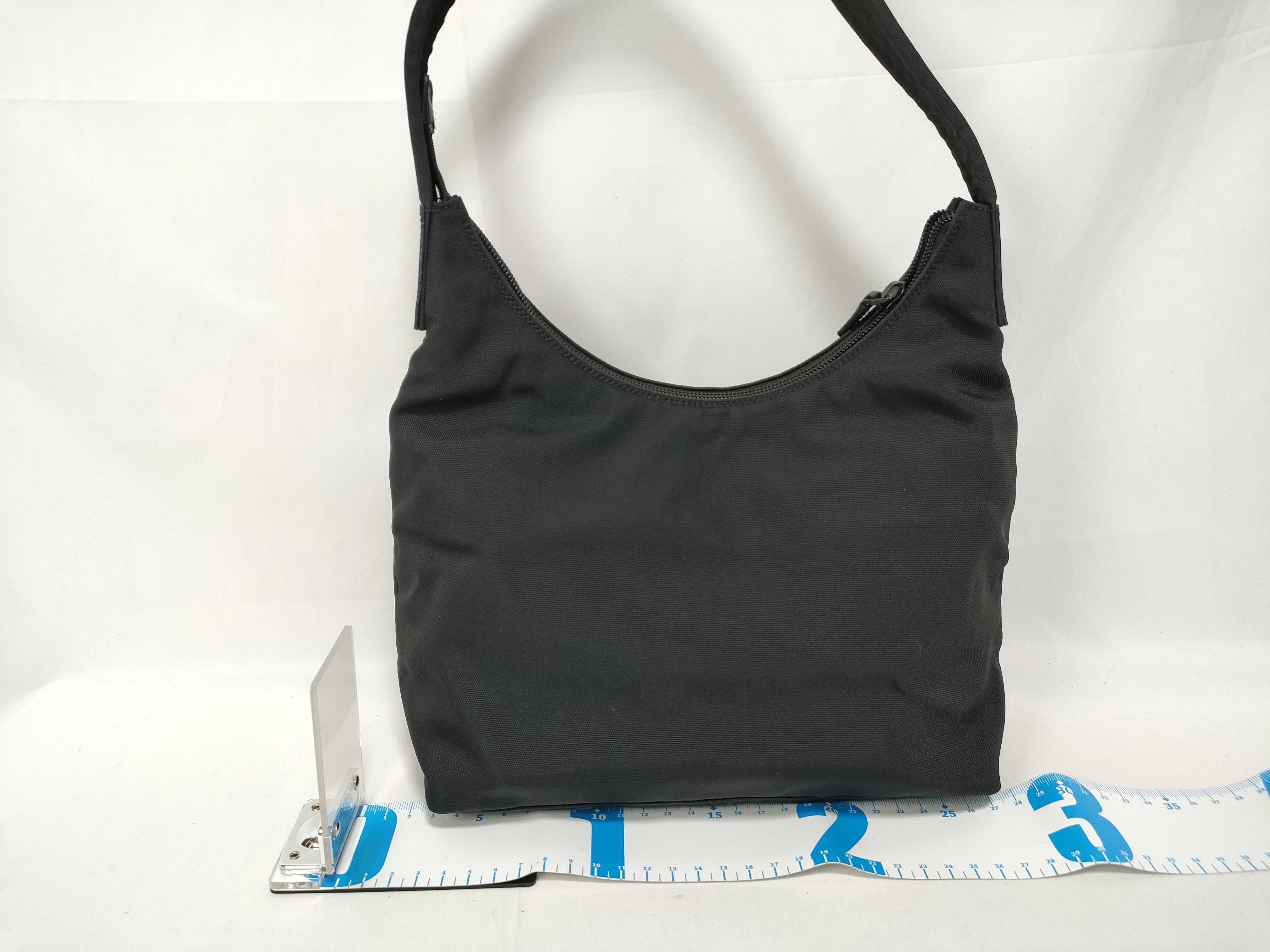 Nylon One-Shoulder Bag, Black Shoulder Bag — view 2