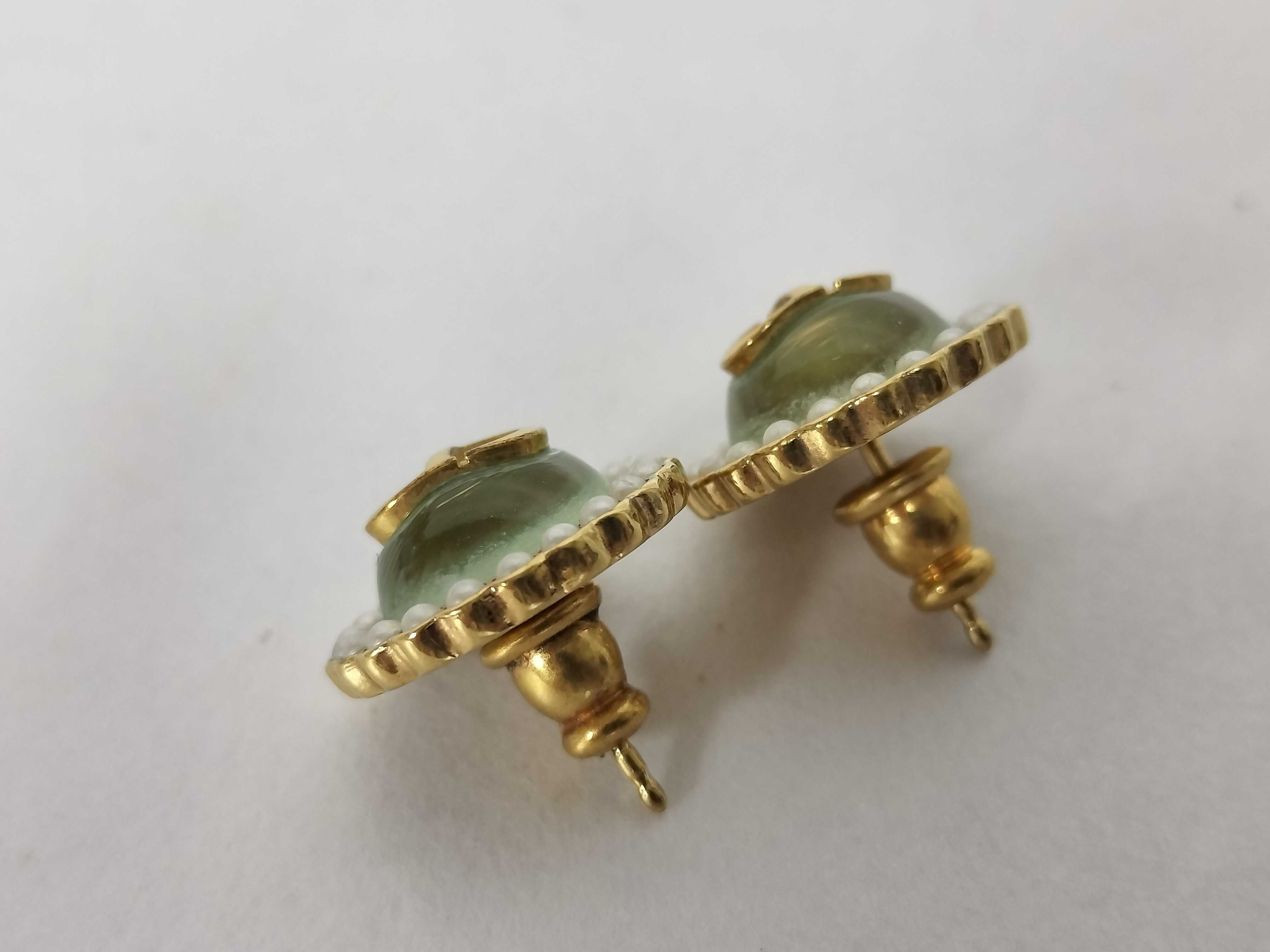Capochon/CD/PA Earrings — view 8