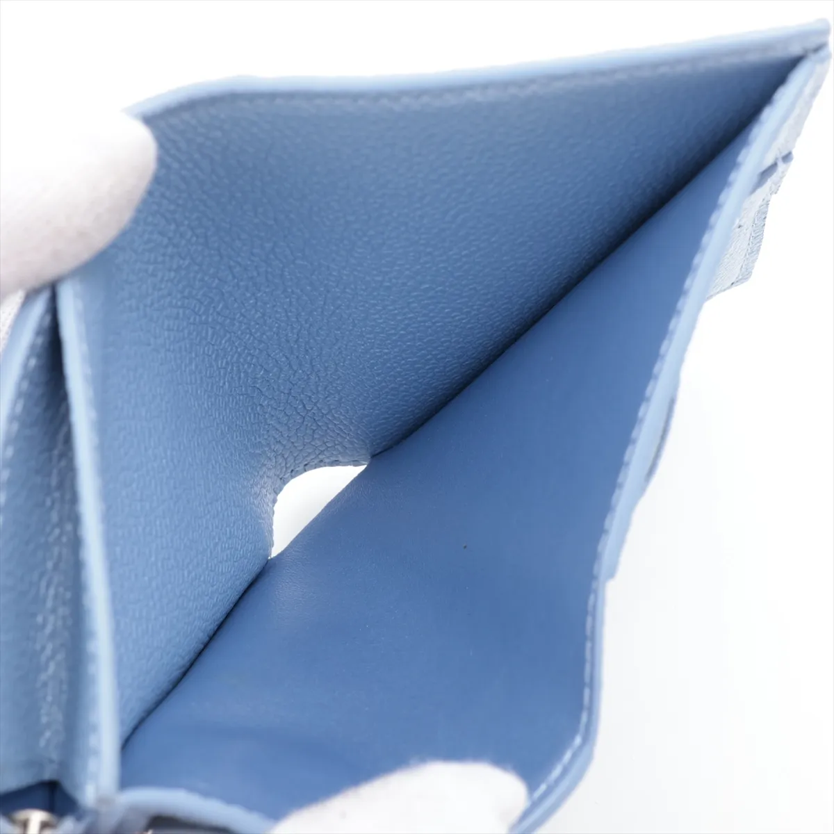 Monogram Empreinte Portefeuille Lisa - Blue Compact Wallet M26518 (RFID detected) — view 4