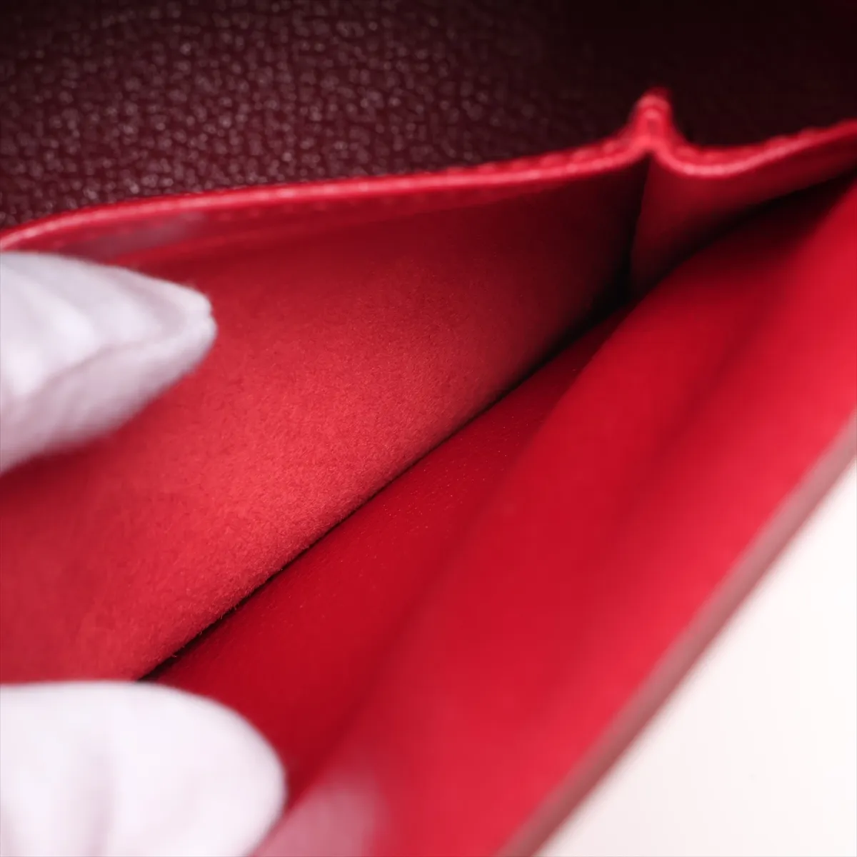 [Individually packaged] Hermes Kelly 32 Sellier Box Calf Rouge Vif Gold Hardware Z: 1996 — view 10