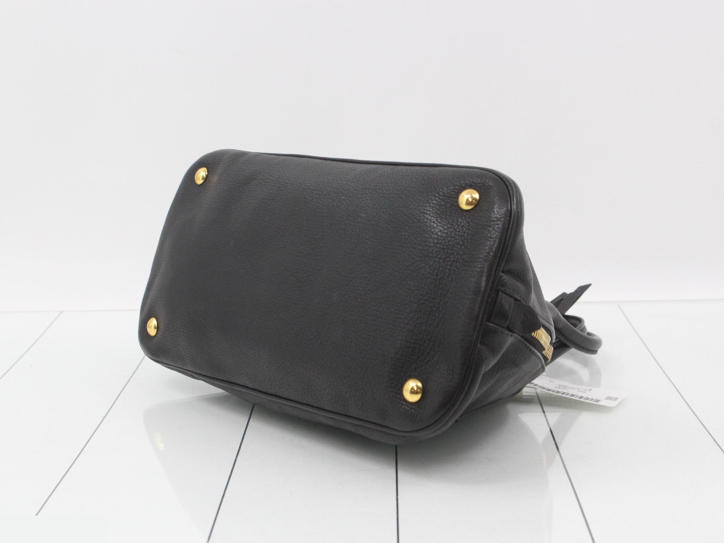 Leather 2-way bag with shoulder strap — view 6