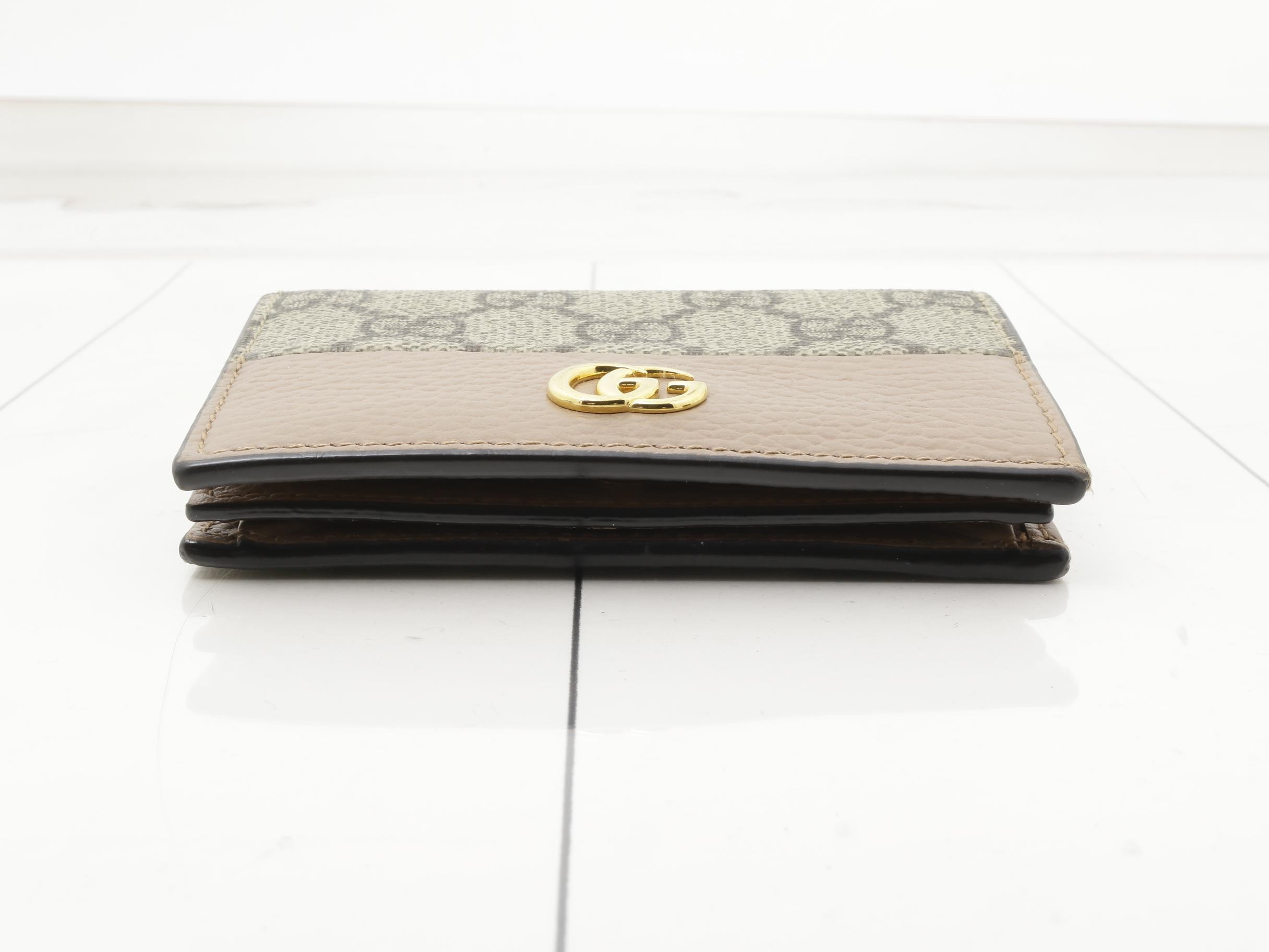 GG Supreme Leather GG Marmont Bi-fold Wallet — view 3