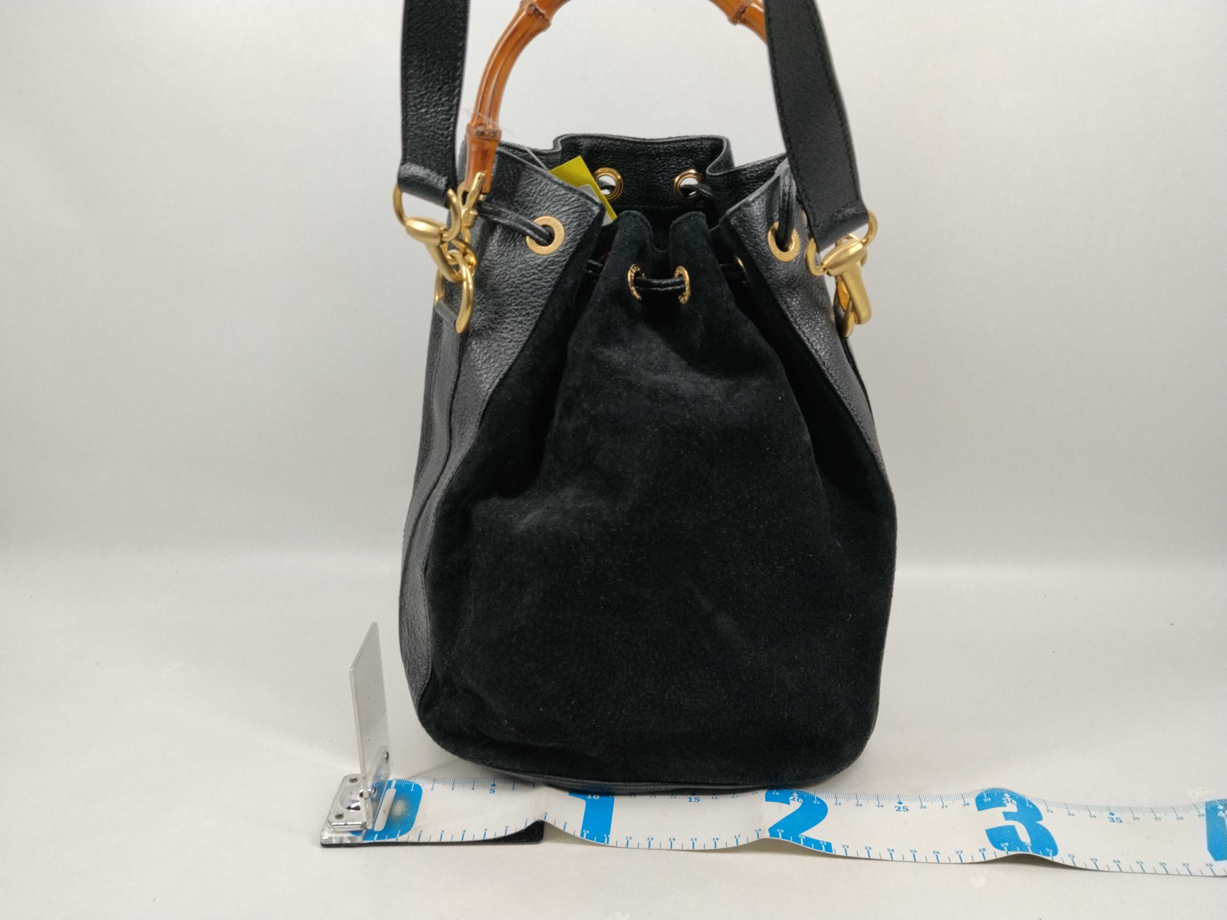 Bamboo 2-Way Drawstring Bag 001・2854・1357 Handbag — view 2