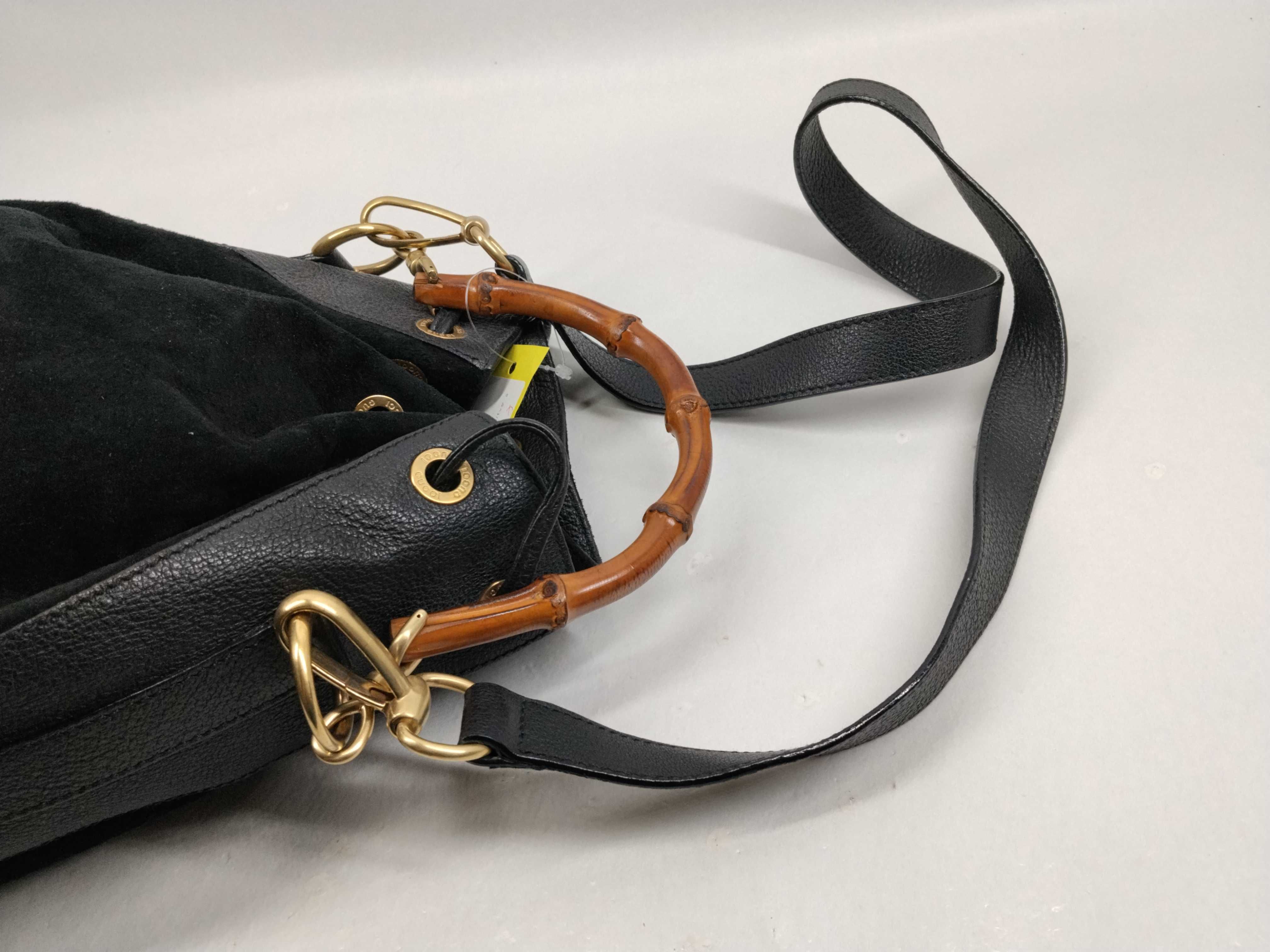 Bamboo 2-Way Drawstring Bag 001・2854・1357 Handbag — view 3