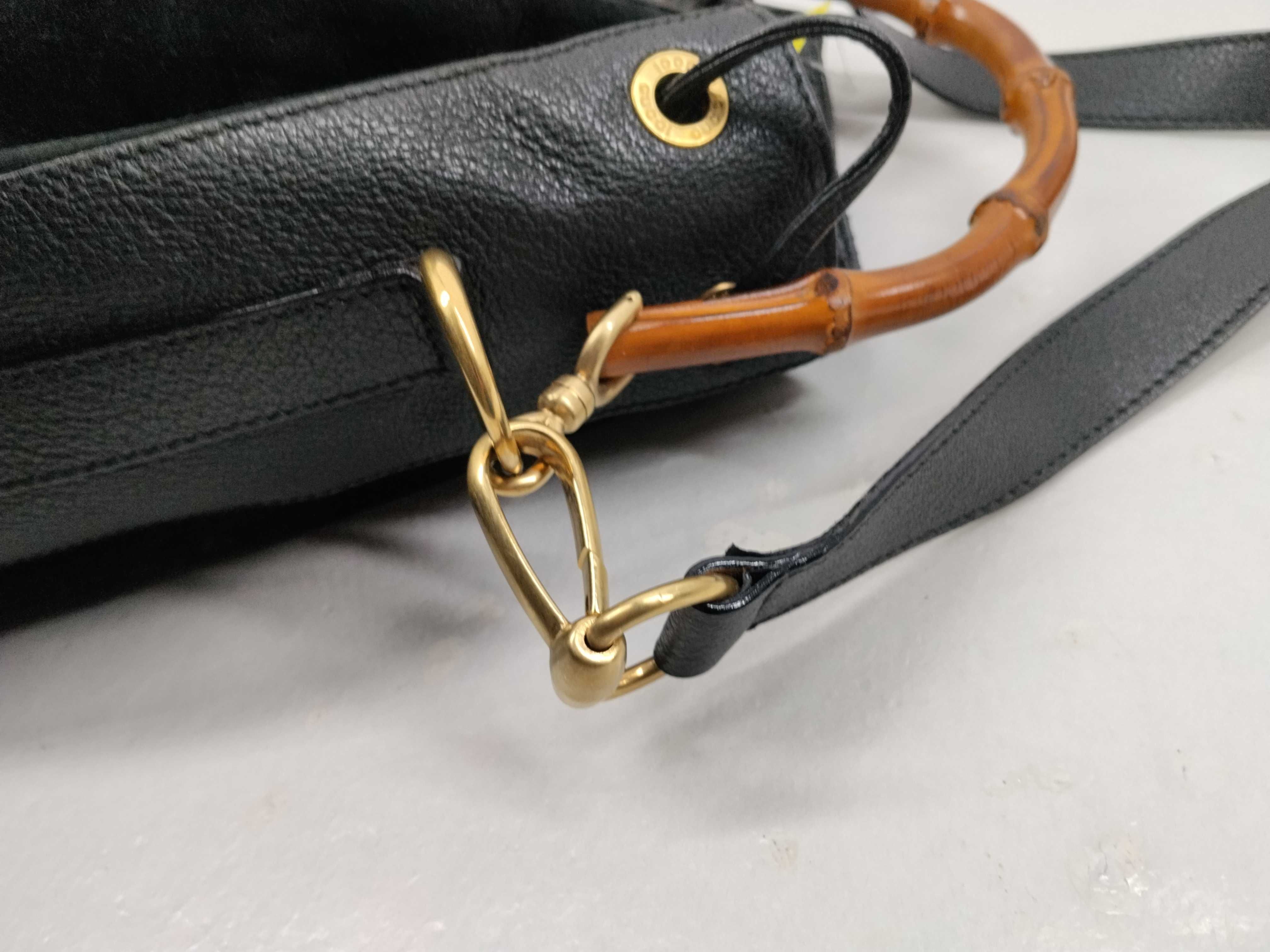 Bamboo 2-Way Drawstring Bag 001・2854・1357 Handbag — view 4