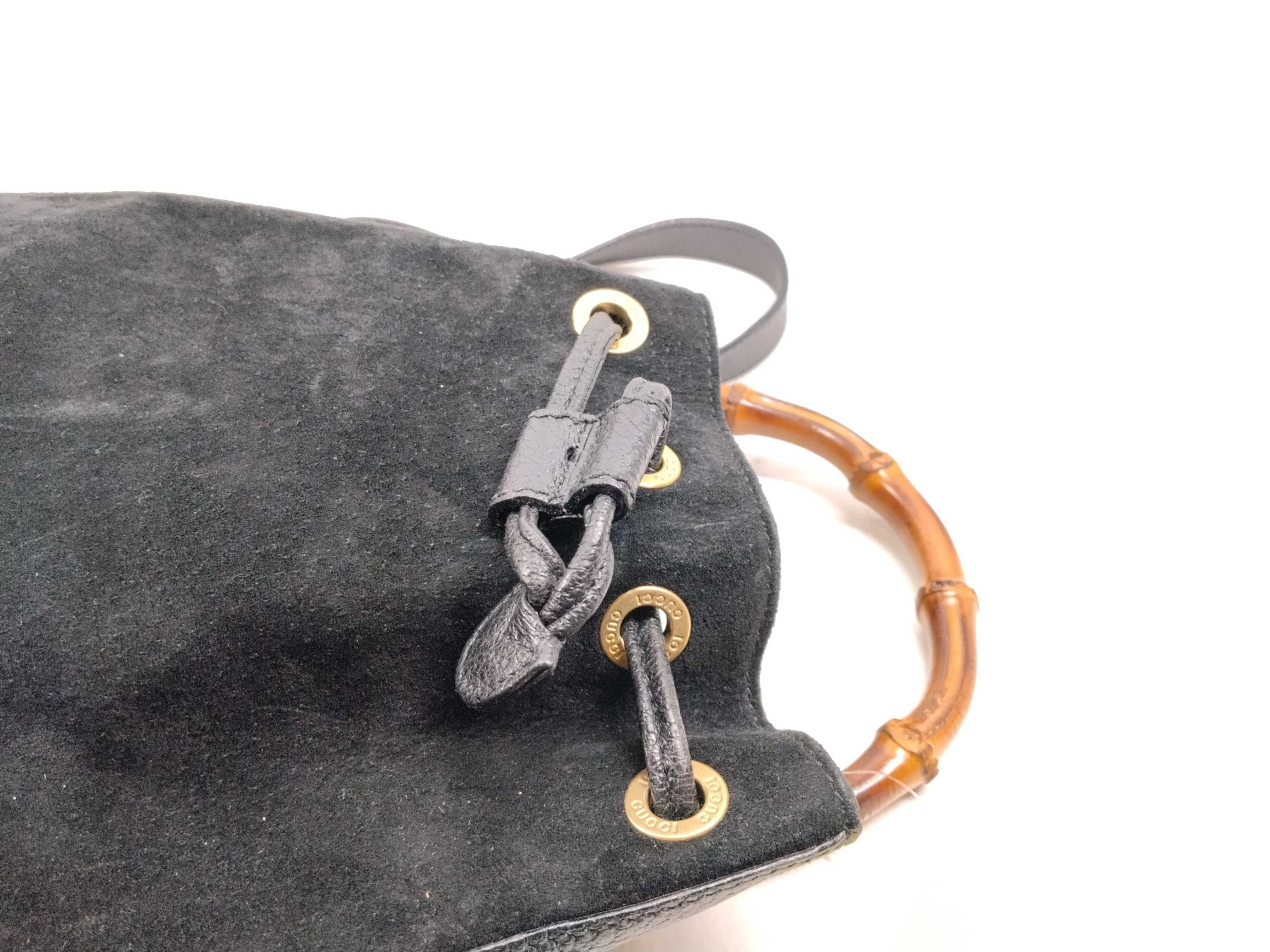 Bamboo 2-Way Drawstring Bag 001・2854・1357 Handbag — view 8