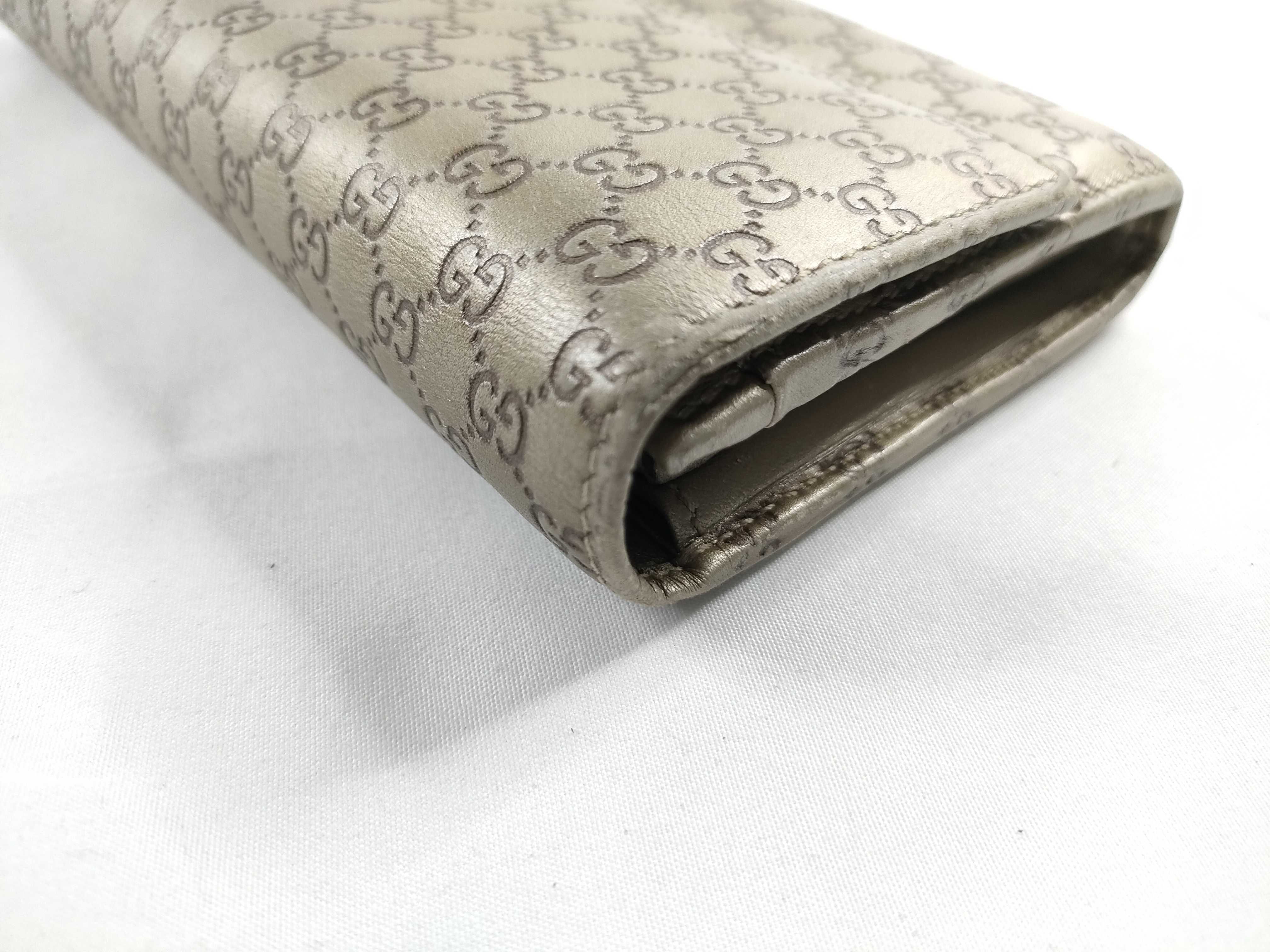 Bi-fold Long Wallet Gold Wallet — view 4
