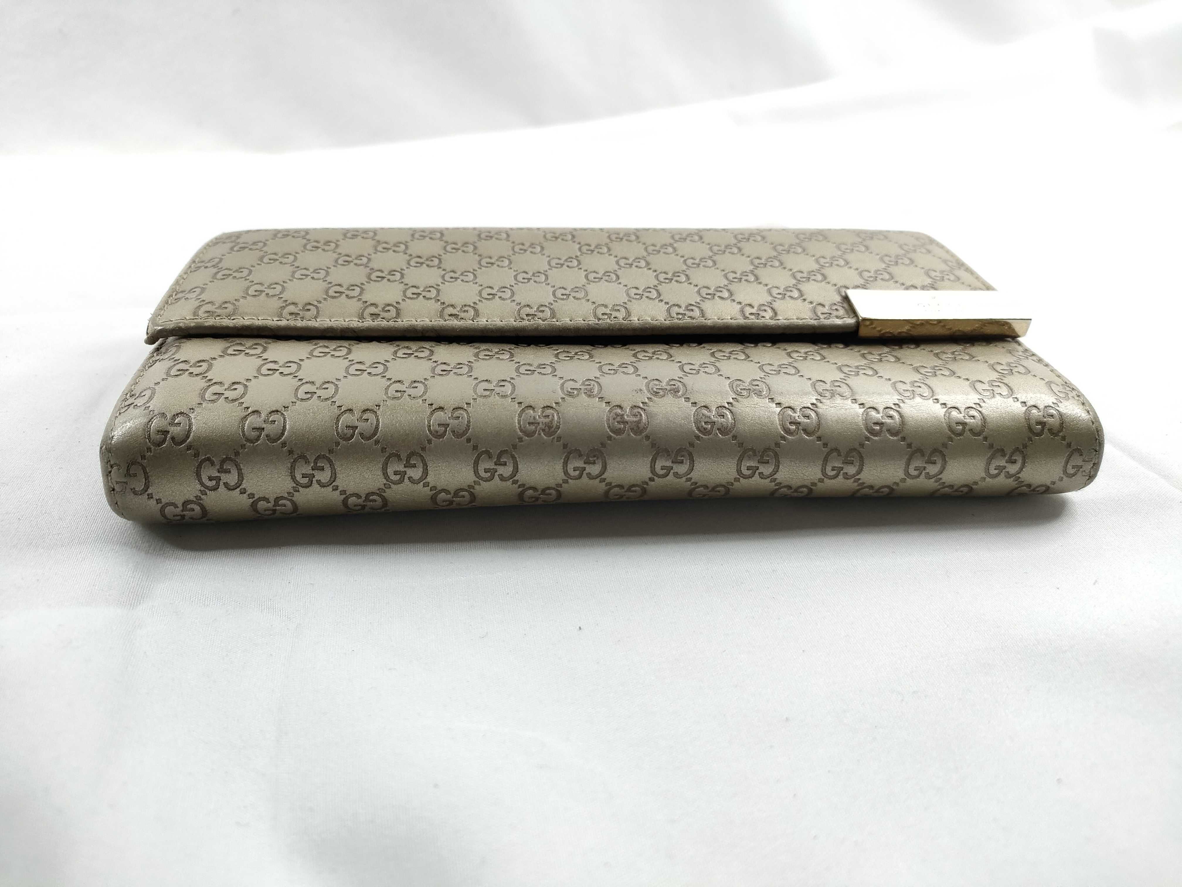 Bi-fold Long Wallet Gold Wallet — view 6