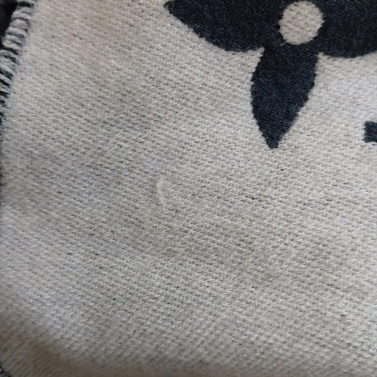 M76377 Echarpe All You Need MR0230 Scarf, Wool x Silk, Noir, — view 6