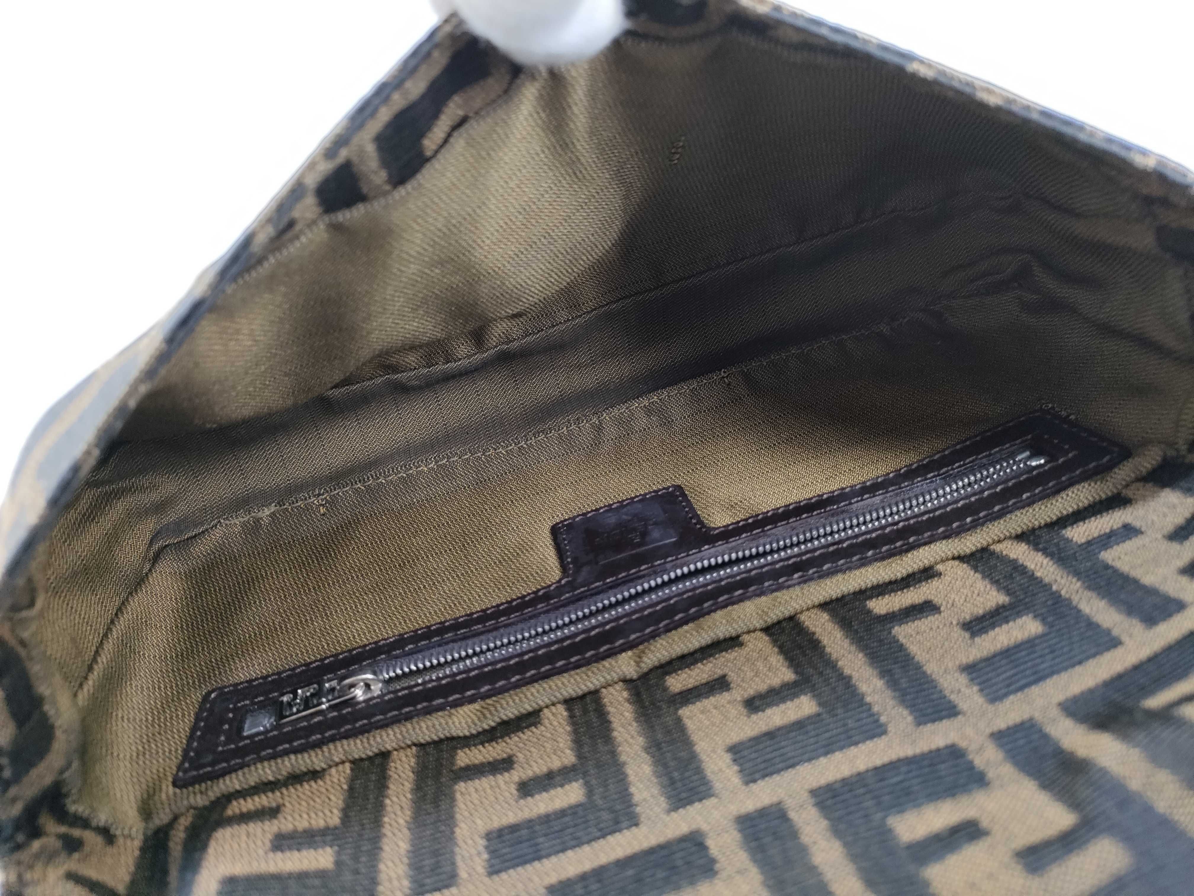 Zucca pattern Fendi Mamma one-shoulder bag, no tears or cracks expected. — view 9