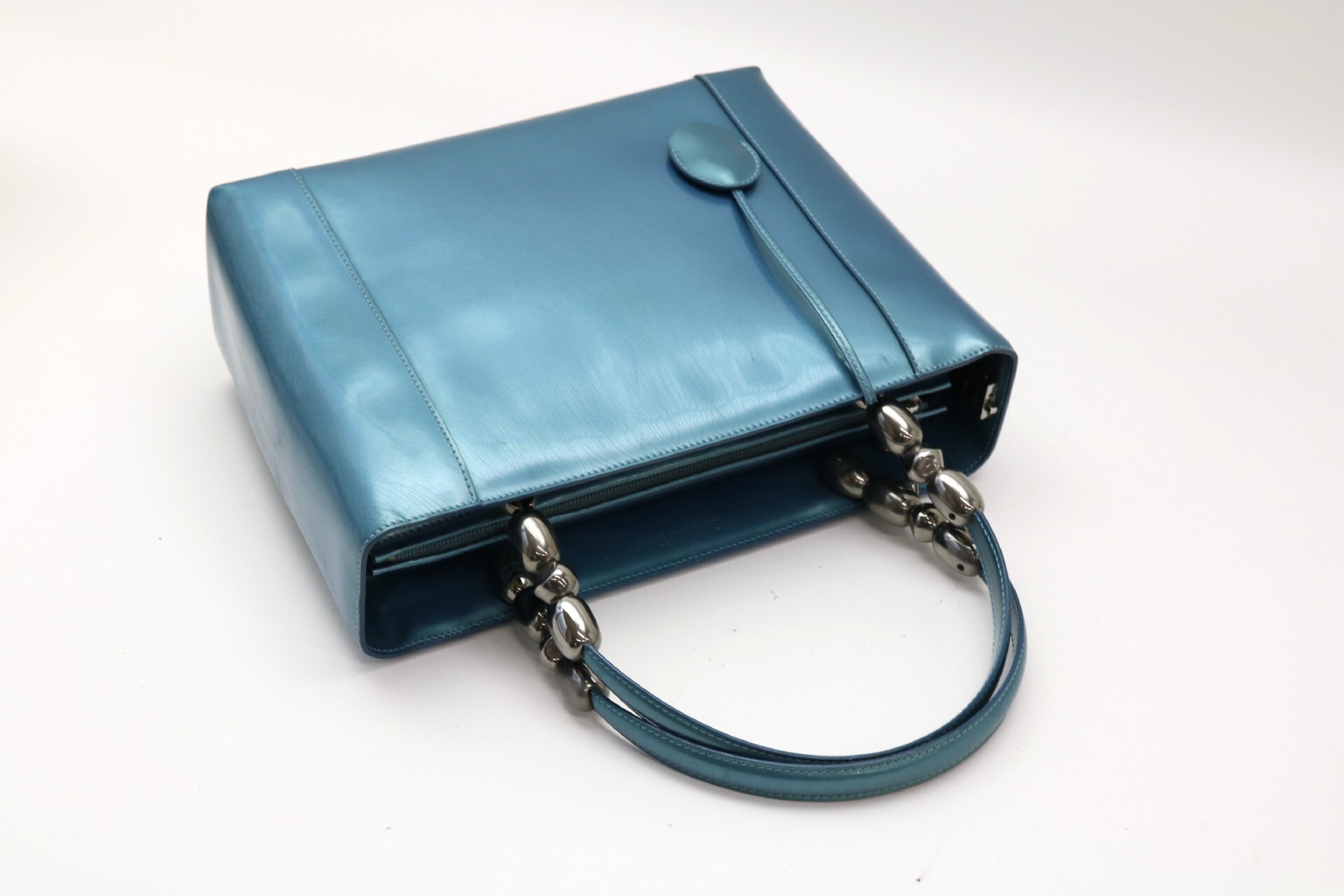 Maris Pearl Patent Handbag — view 8