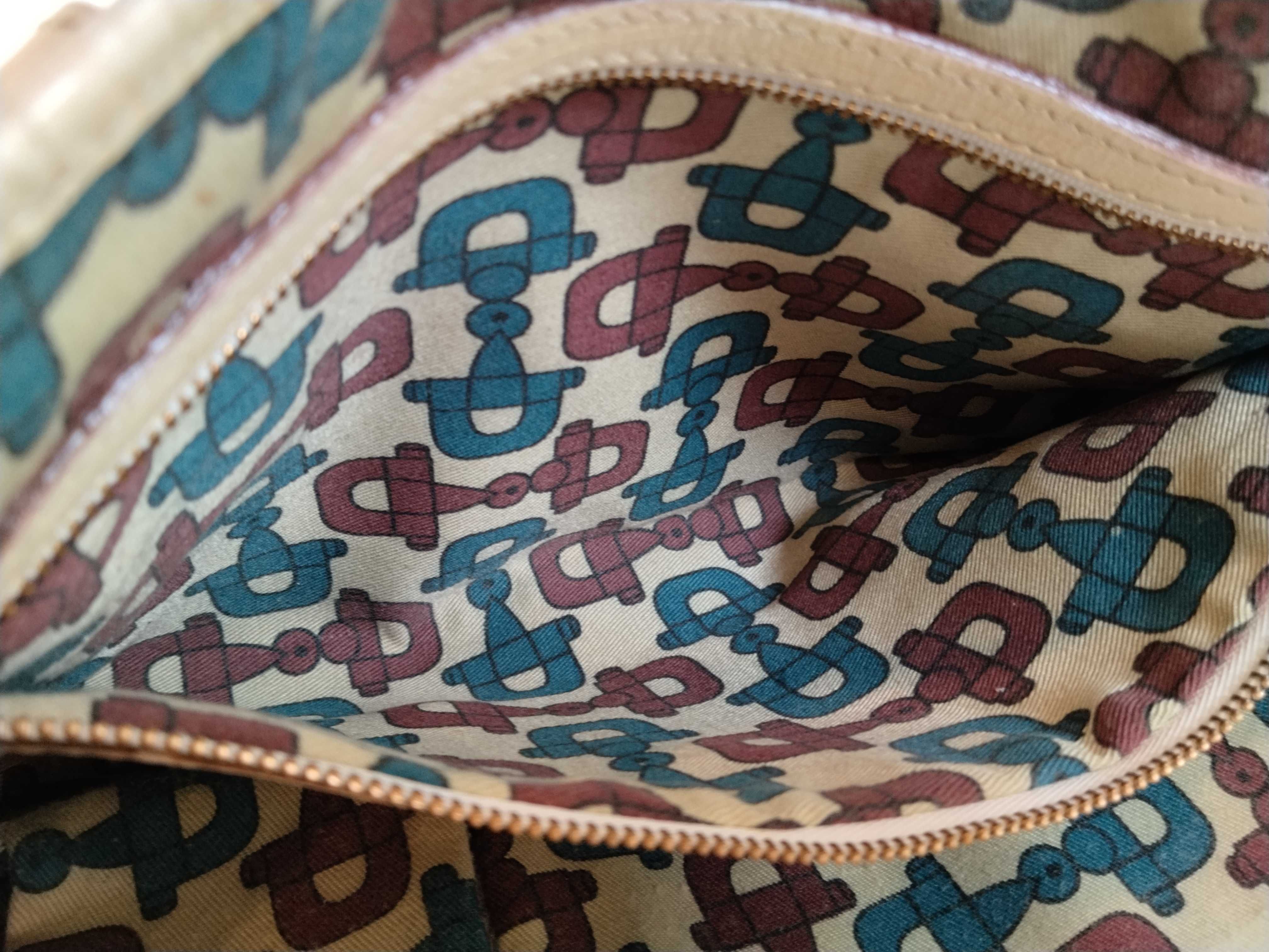 GG Canvas A. Gucci Tote Bag GG Canvas Sherry Line Tote Bag with Charm — view 12