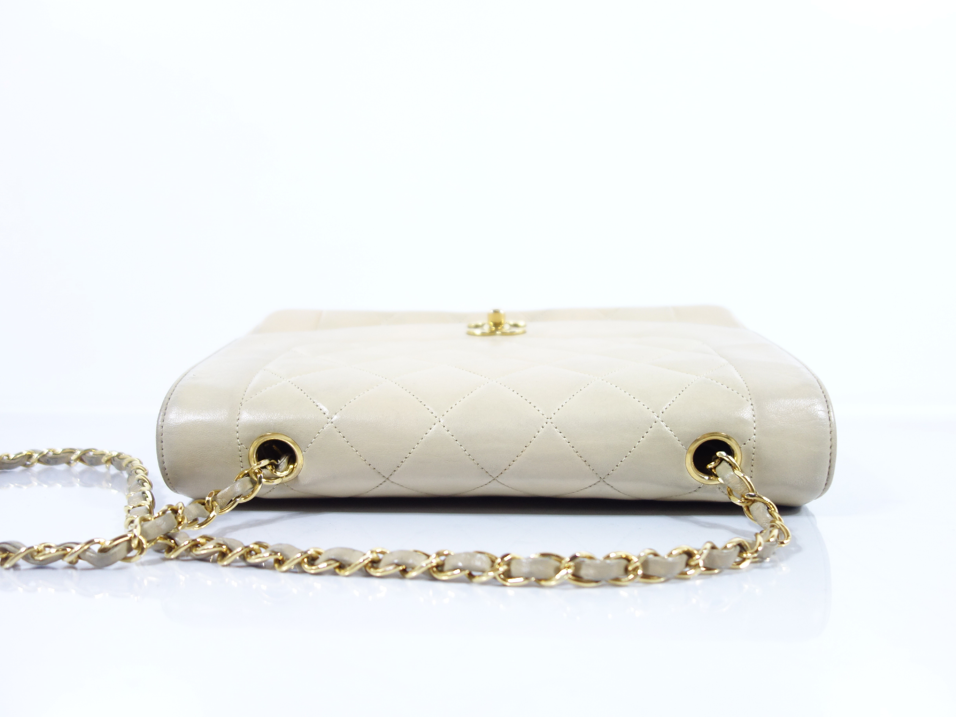 Lambskin Diana Shoulder Bag — view 4